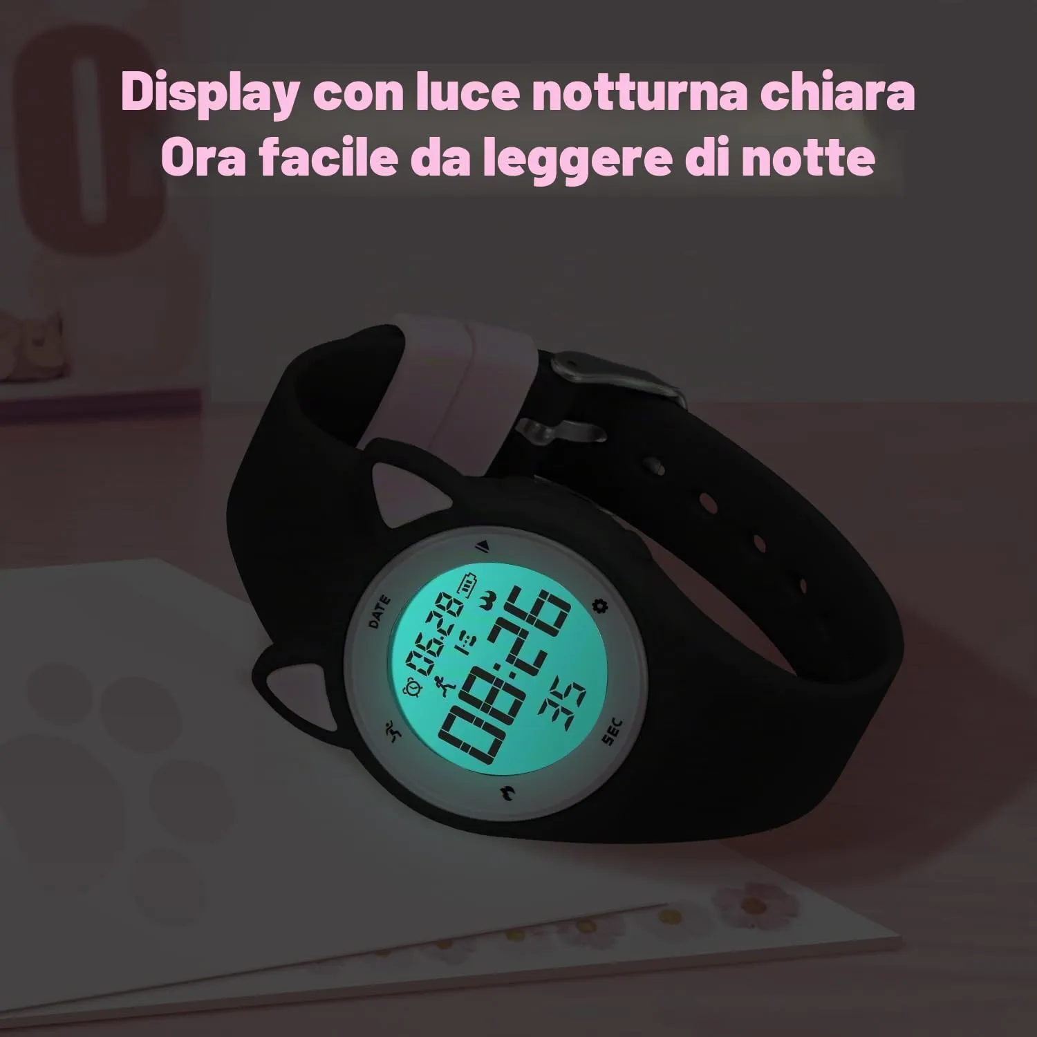 BEN NEVIS Orologio da Polso Sportivo Digitale per Bambini con Sveglia, Calorie e Contapassi - immagine 3