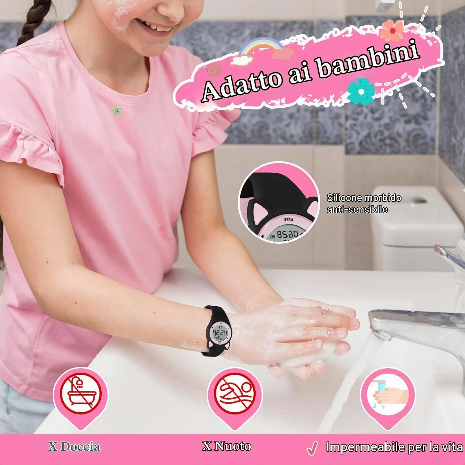 BEN NEVIS Orologio da Polso Sportivo Digitale per Bambini con Sveglia, Calorie e Contapassi - immagine 7