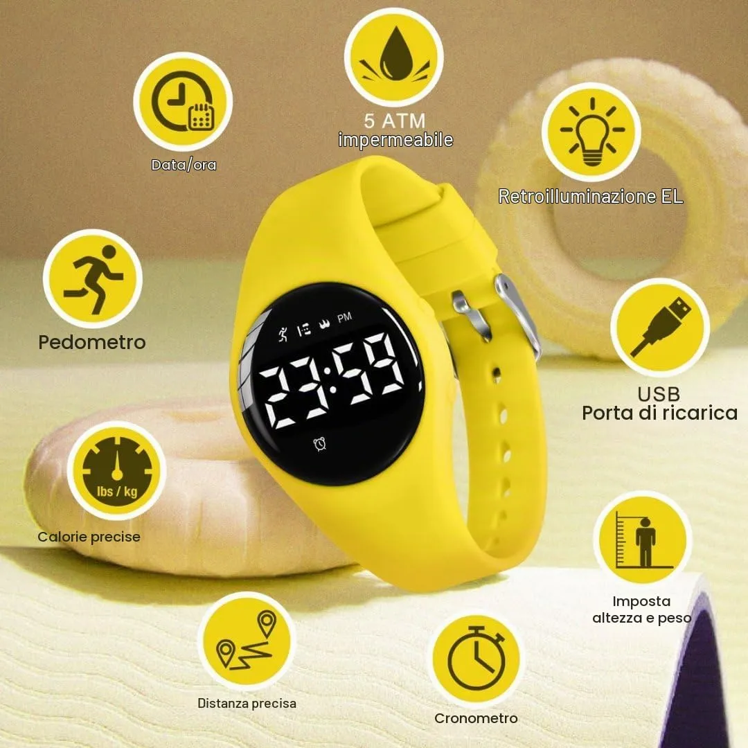 BEN NEVIS Orologio da Polso Sportivo Digitale per Bambini con Sveglia, Calorie e Contapassi - immagine 3
