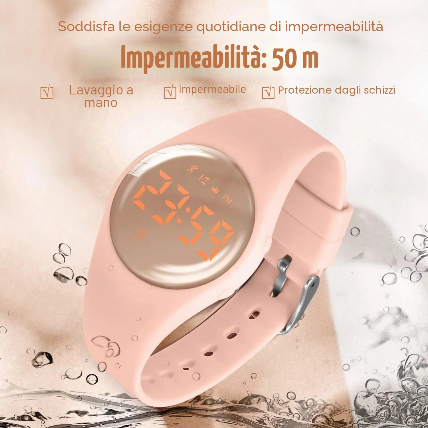 BEN NEVIS T666F Orologio Digitale Fitness Tracker per Bambini e Ragazzi, Impermeabile, Ricaricabile - immagine 7