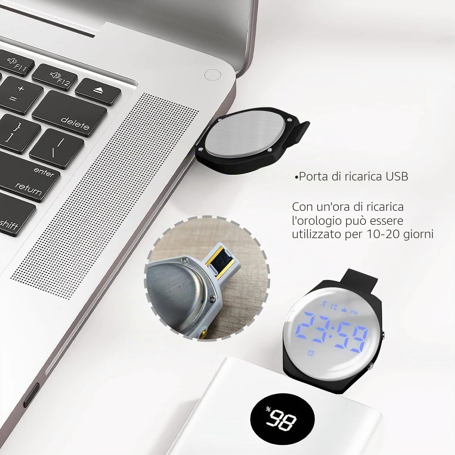 BEN NEVIS T66A Orologio Digitale Fitness Tracker per Bambini e Ragazzi, Impermeabile e Ricaricabile - immagine 5