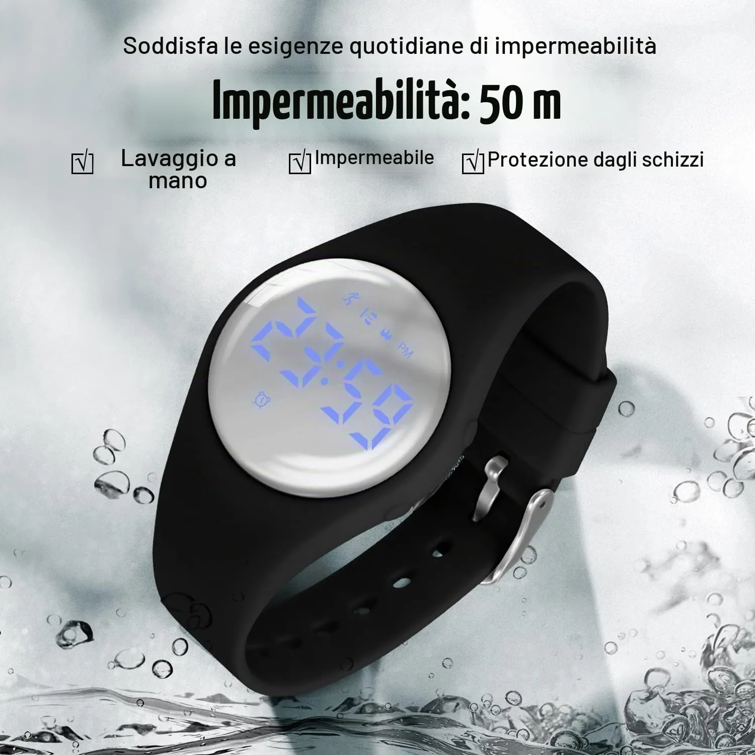 BEN NEVIS T66A Orologio Digitale Fitness Tracker per Bambini e Ragazzi, Impermeabile e Ricaricabile - immagine 7