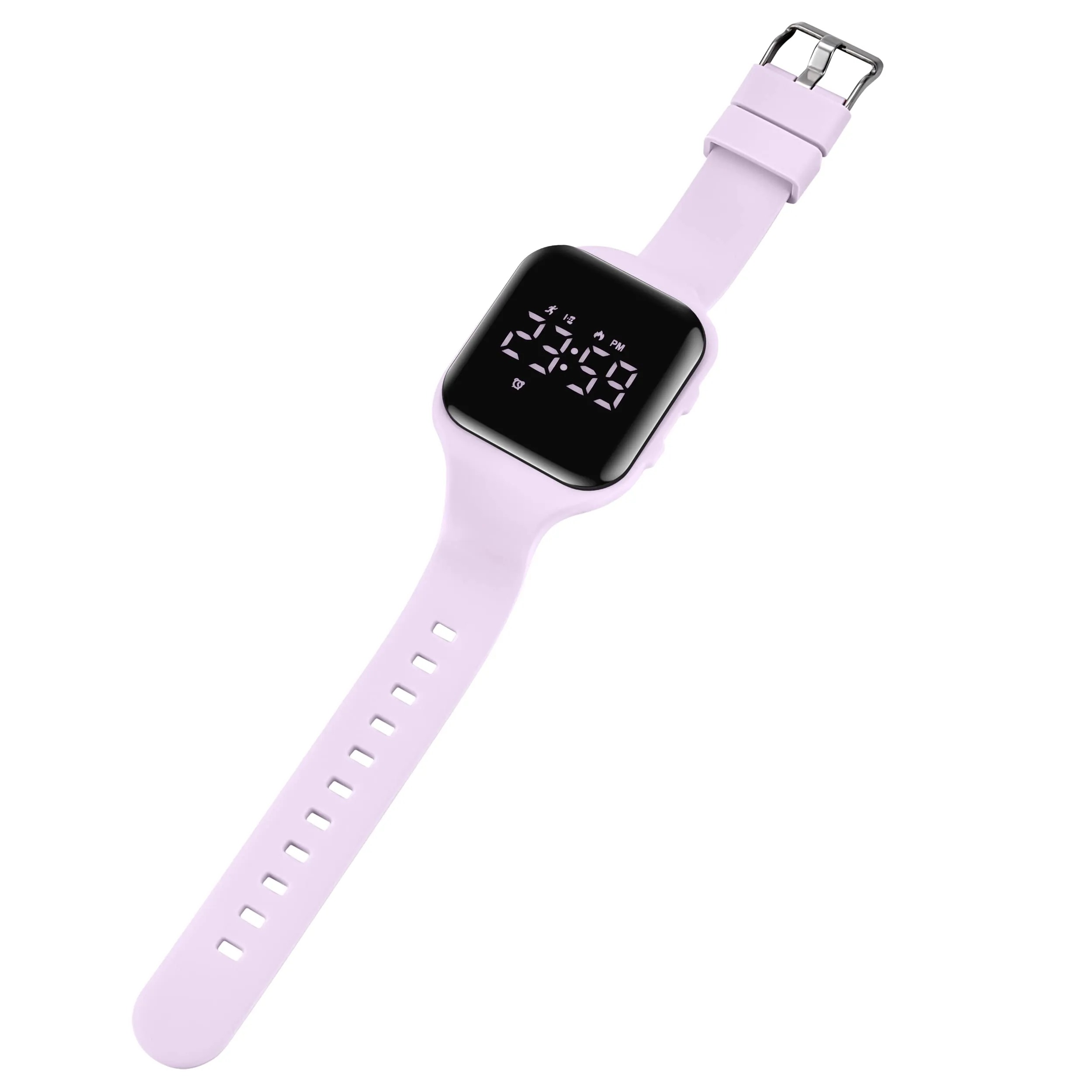 Ben Nevis T115E Orologio Digitale Fitness Tracker per Bambini e Ragazzi, Impermeabile, Silicone, Rosa Viola - immagine 8