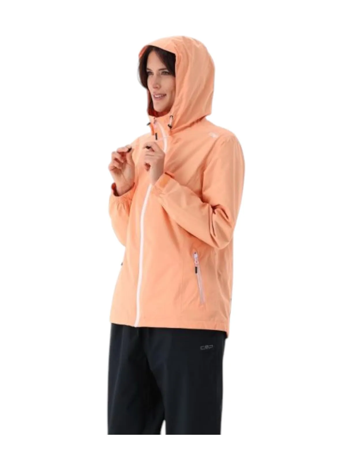 CMP Giacca Packpocket da donna impermeabile, Salmone, 46 - immagine 7