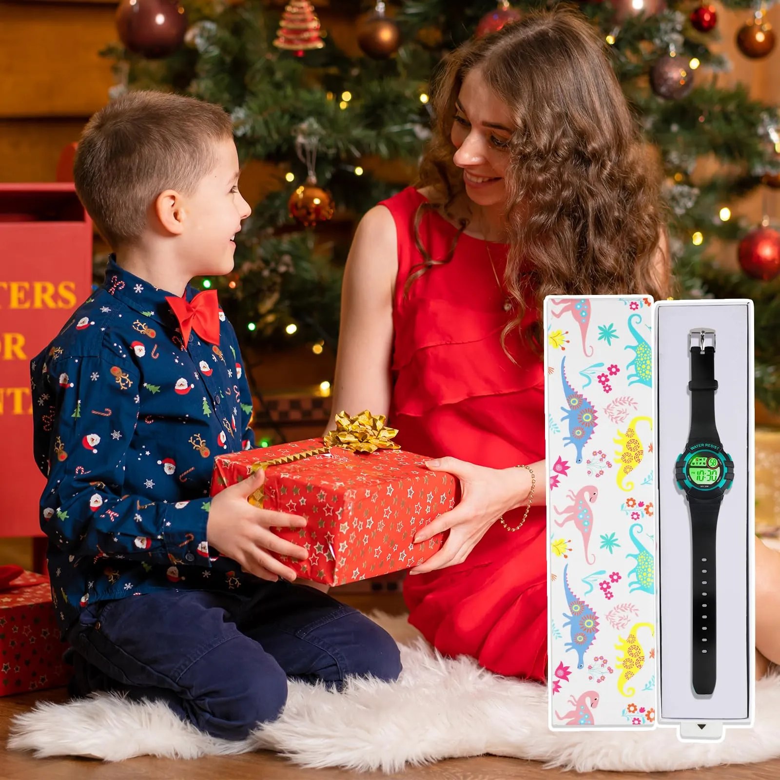 DTKID Orologio Digitale Bambini LED 7 Colori con Sveglia, Timer e Impermeabile - immagine 7