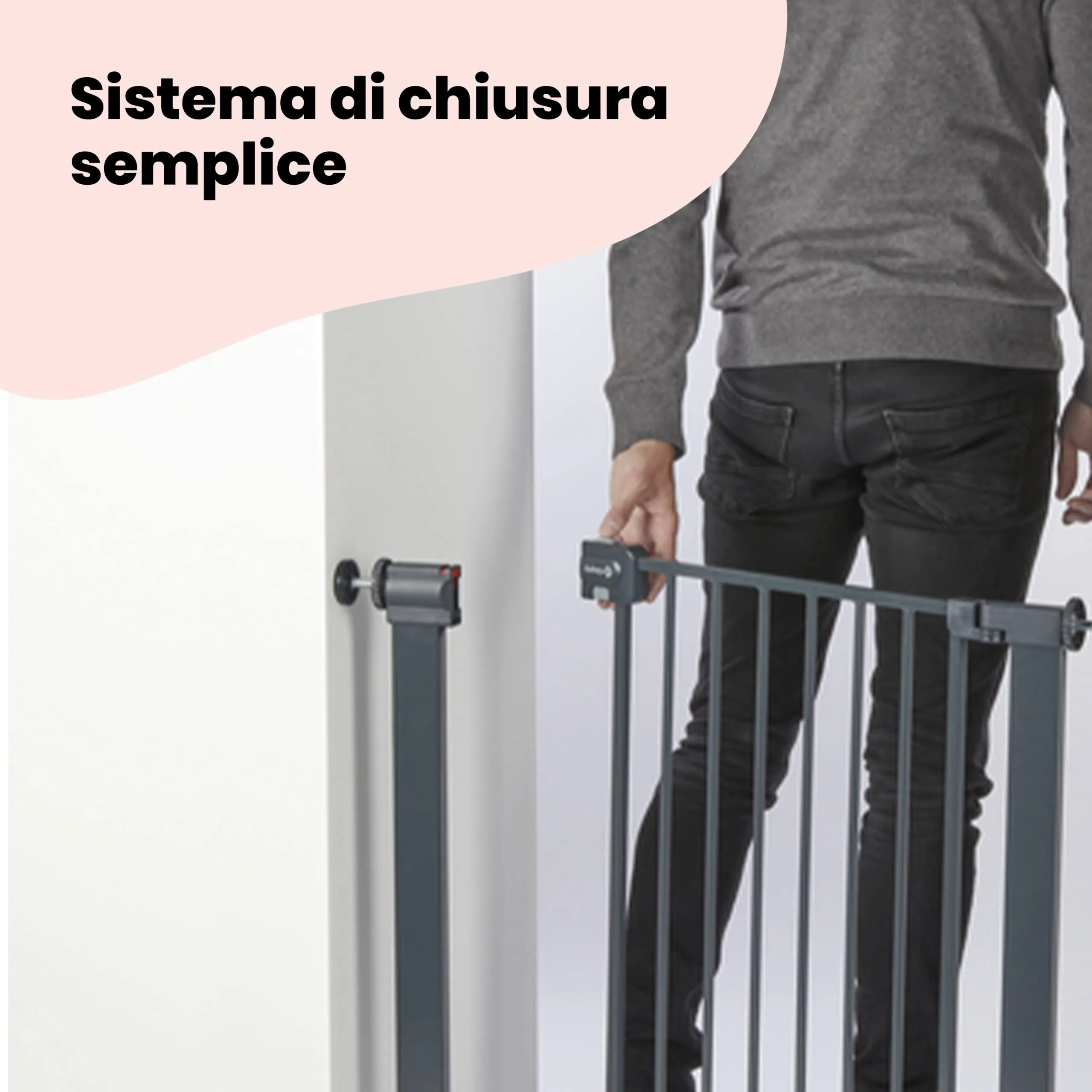 Safety 1st Easy Close Cancelletto di Sicurezza in Metallo, 73-80 cm - immagine 2