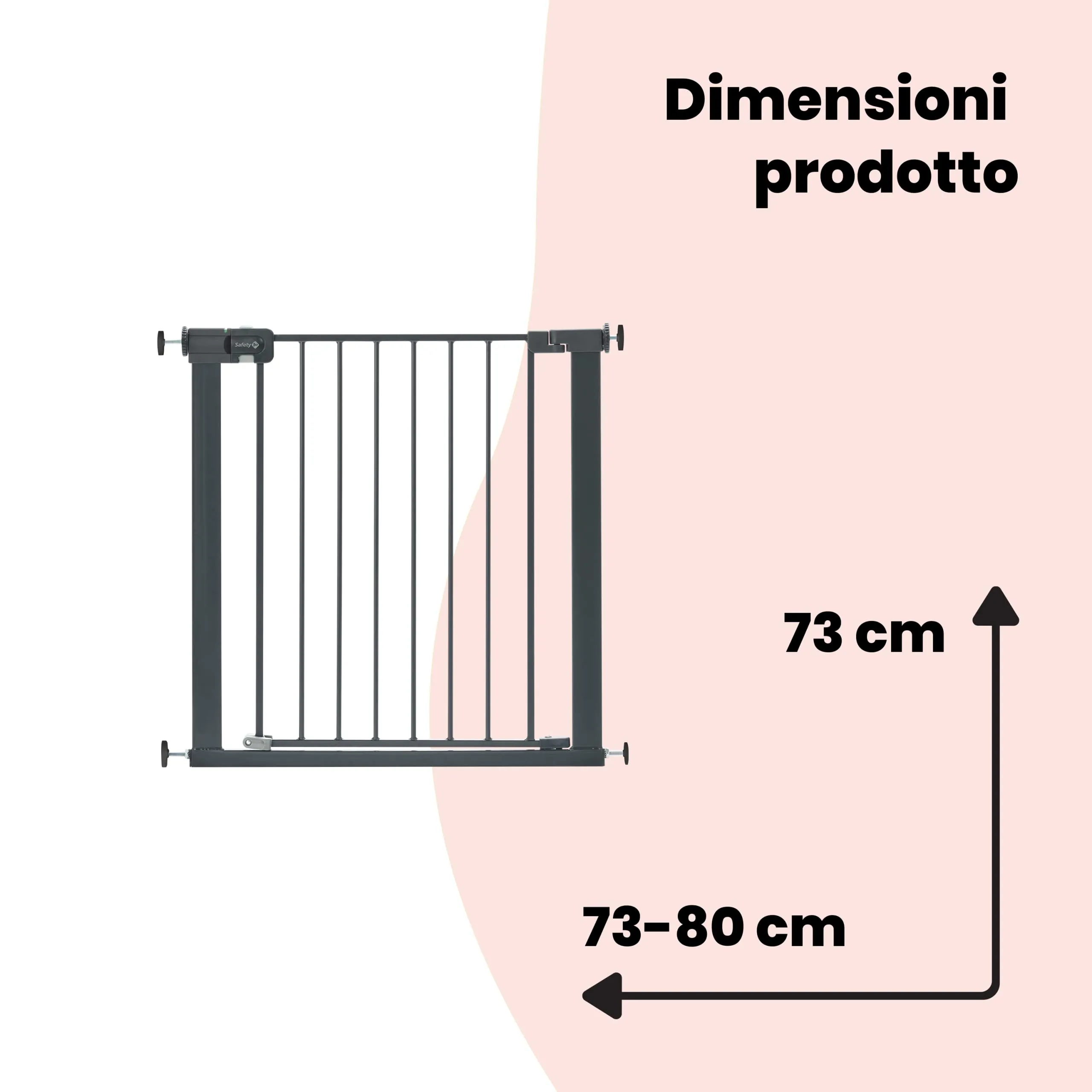 Safety 1st Easy Close Cancelletto di Sicurezza in Metallo, 73-80 cm - immagine 8