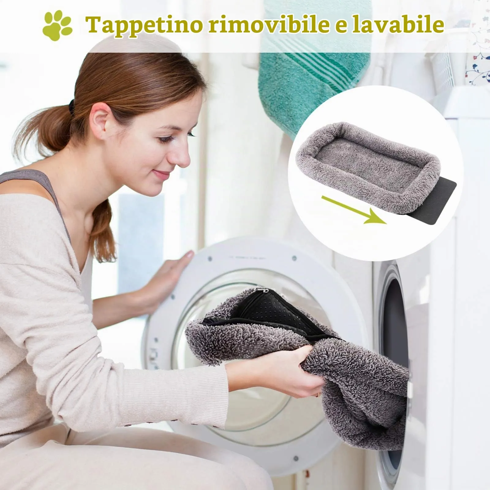 Morpilot Trasportino per Gatti e Cani fino a 7 kg, Pieghevole, 44x31x34cm, Grigio - immagine 5
