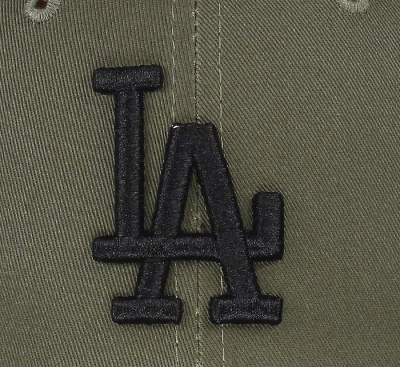 New Era Los Angeles Dodgers 9forty Adjustable Cap League Essential Olive/Black - One Size - immagine 3