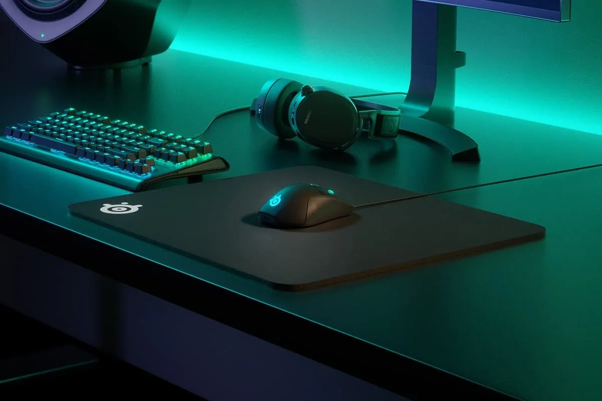 SteelSeries Gaming Mousepad, Black, L - immagine 3
