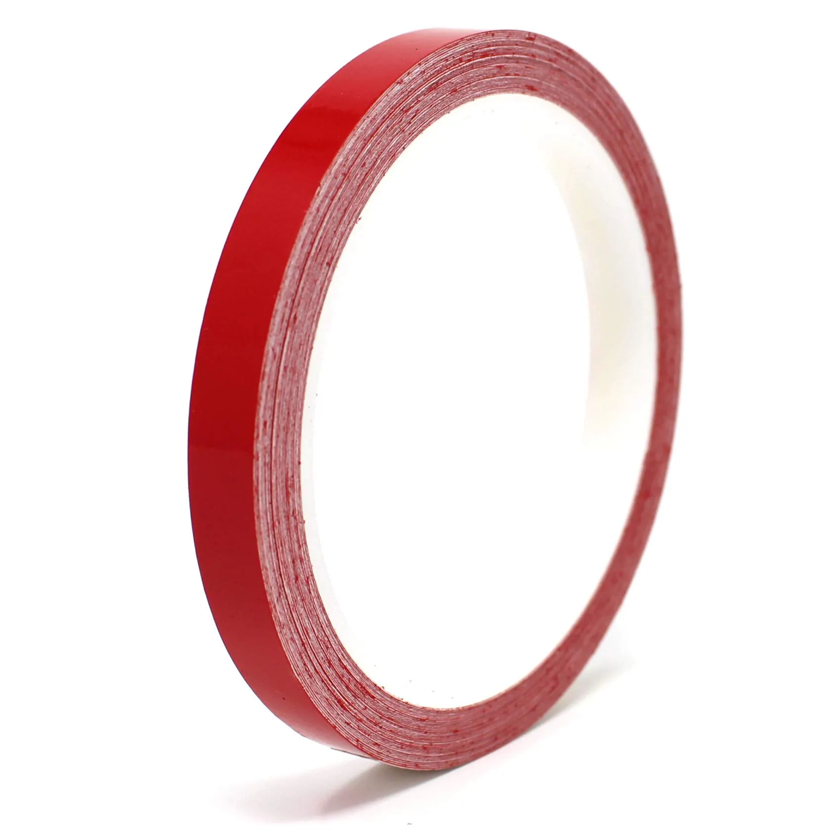 Finest Folia Strisce Adesive Decorative per Auto Moto Barca e Modellismo, 10m x 8mm, Rosso - immagine 1