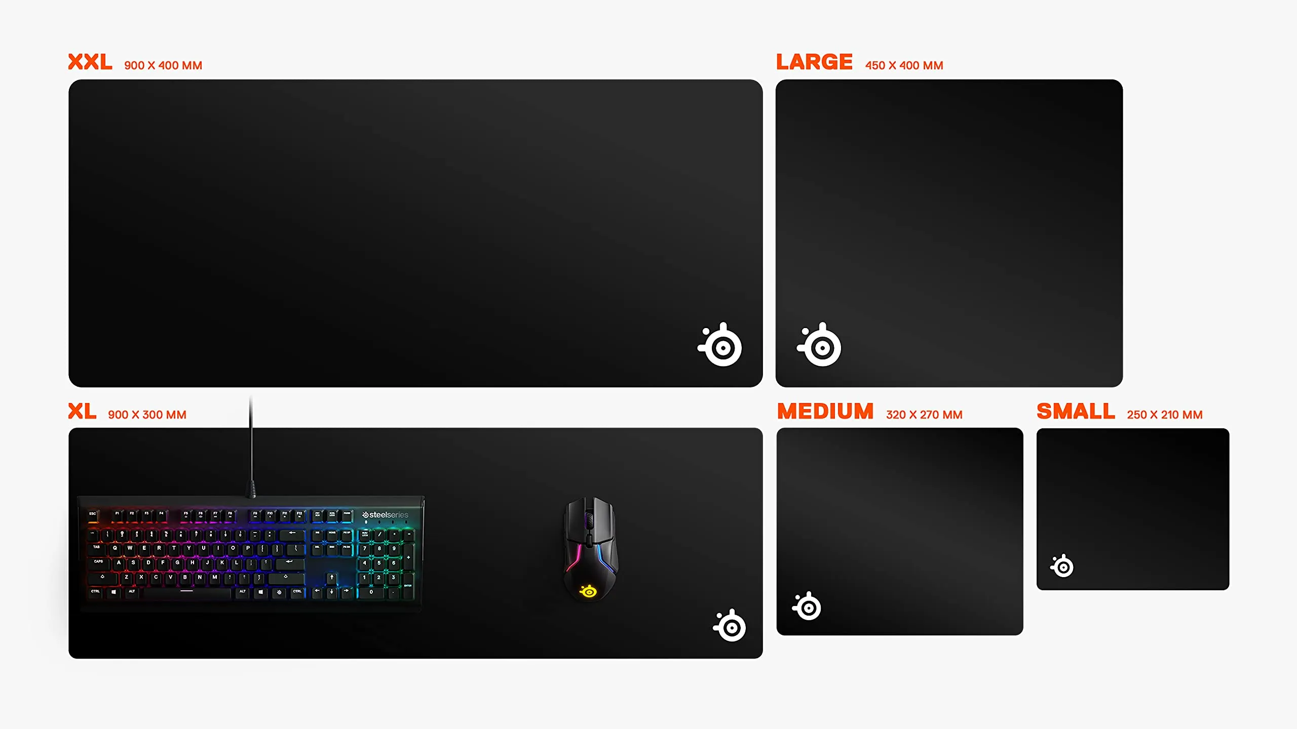 SteelSeries QcK XXL Heavy Mouse Pad, 900 x 400 mm, Nero - immagine 9