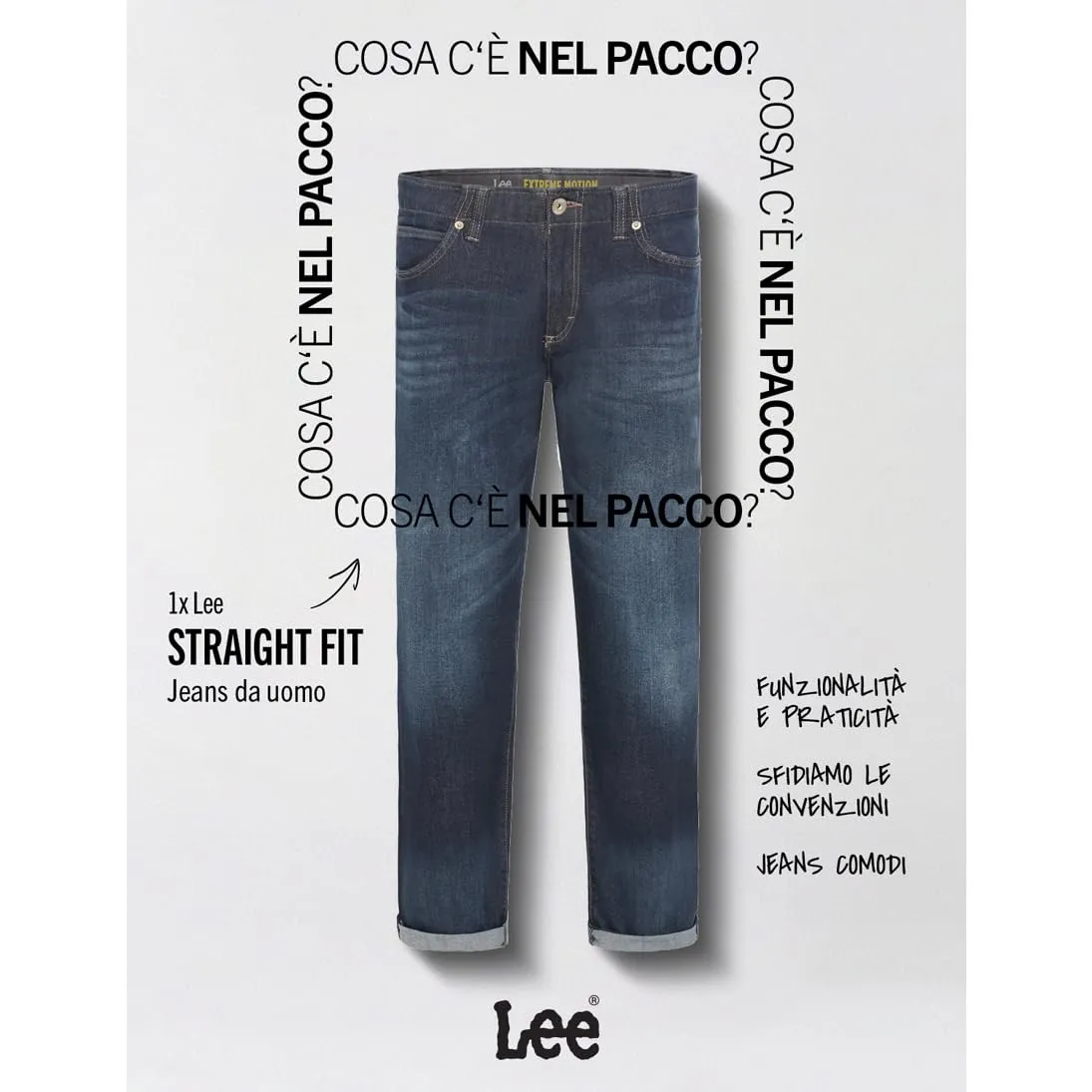 Lee Extreme Motion Regular Fit Jeans Trip - immagine 8