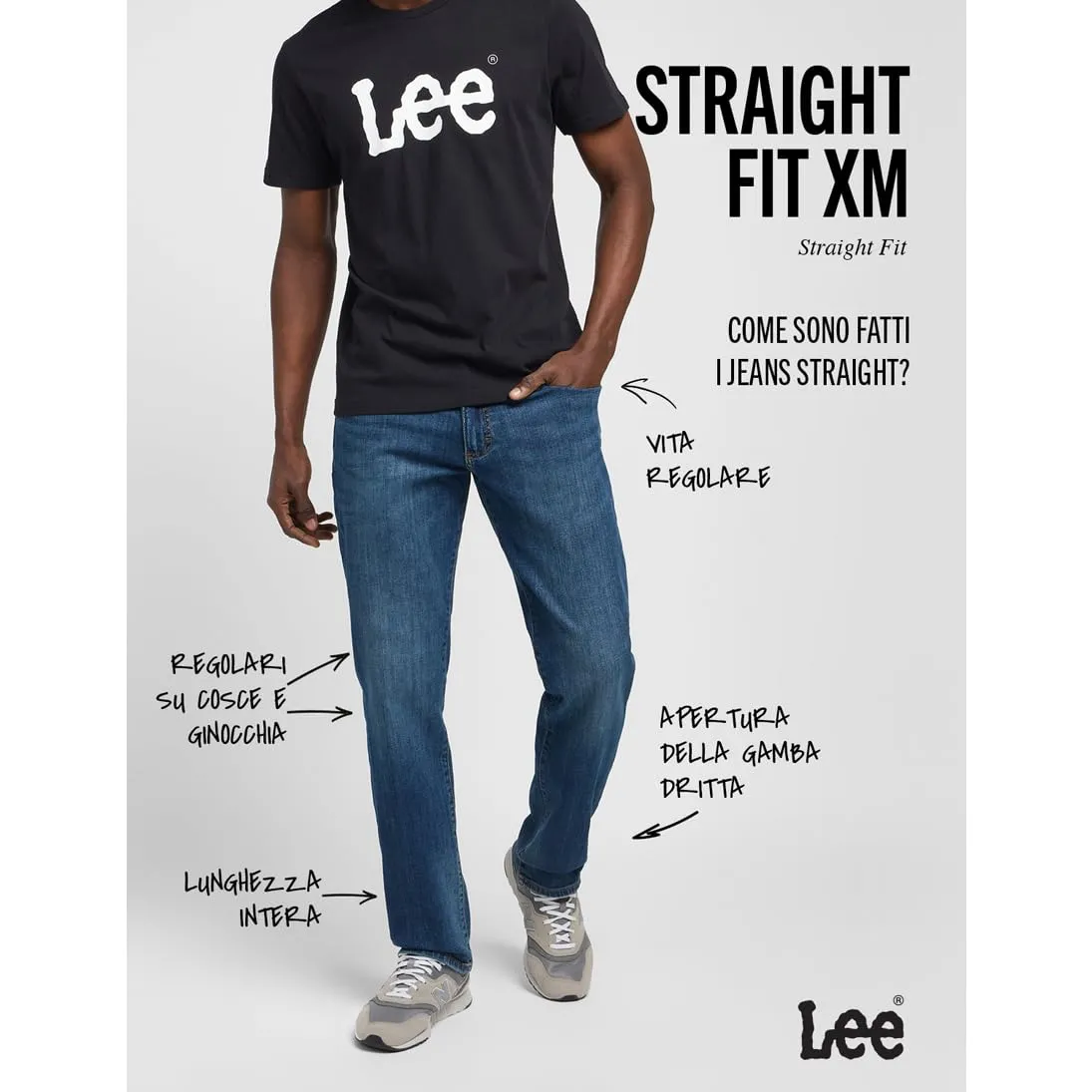 Lee Extreme Motion Regular Fit Men's Jeans - Maddox - immagine 4