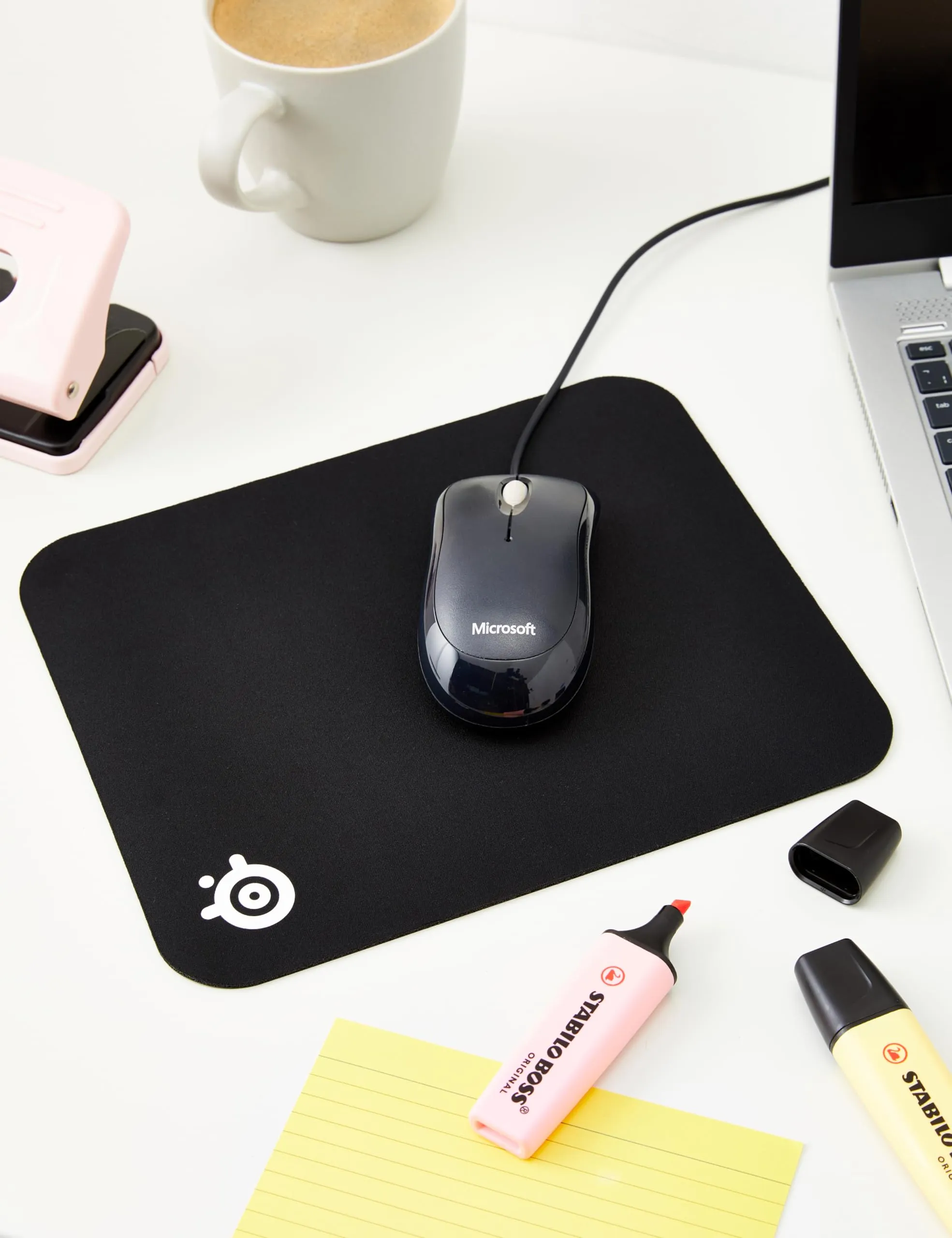 SteelSeries QcK Mini Mouse Pad da Gioco, Tessuto, Nero - immagine 2