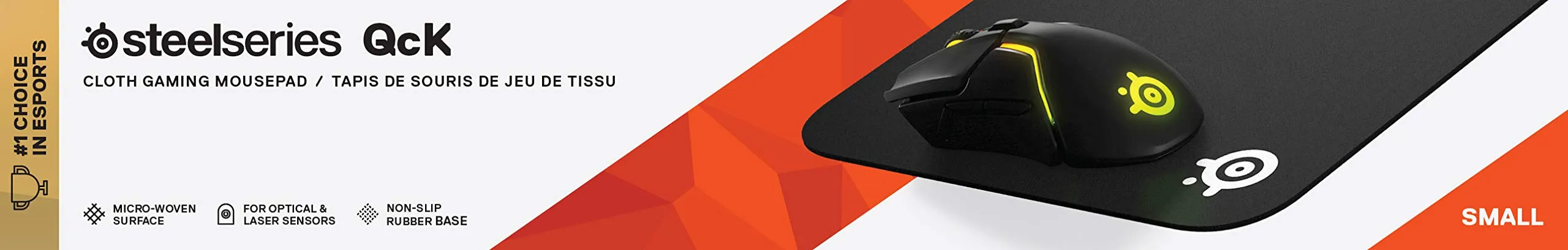 SteelSeries QcK Mini Mouse Pad da Gioco, Tessuto, Nero - immagine 7