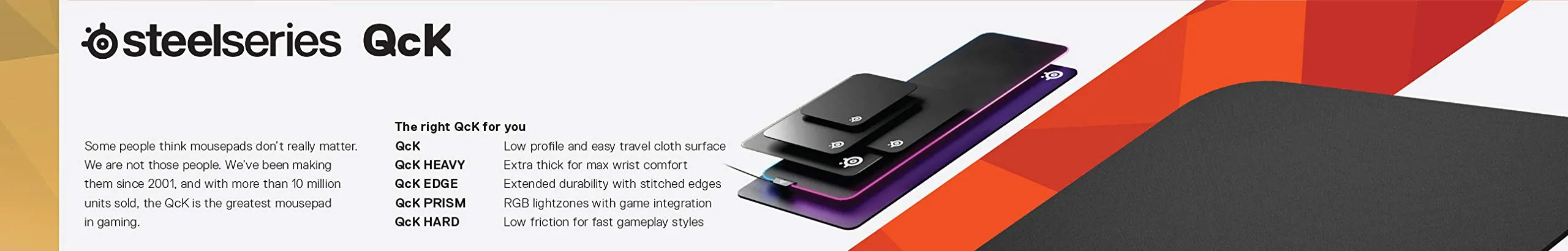 SteelSeries QcK Mini Mouse Pad da Gioco, Tessuto, Nero - immagine 9