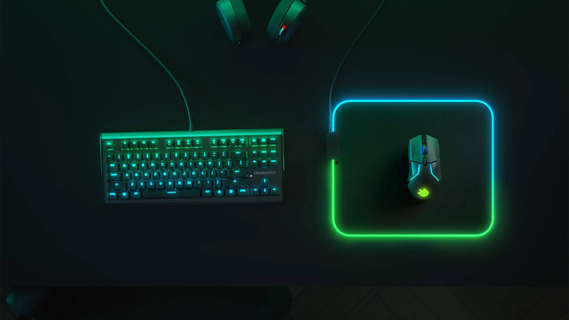SteelSeries QcK Prism RGB Gaming Mouse Pad, Medium (320 x 270 mm) - immagine 2