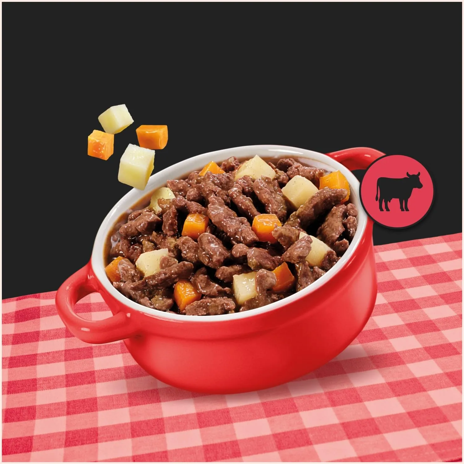 Cesar Scelta dello Chef Adulto con Manzo, Patate e Carote in Salsa, 150 g, 14 Vaschette - immagine 4