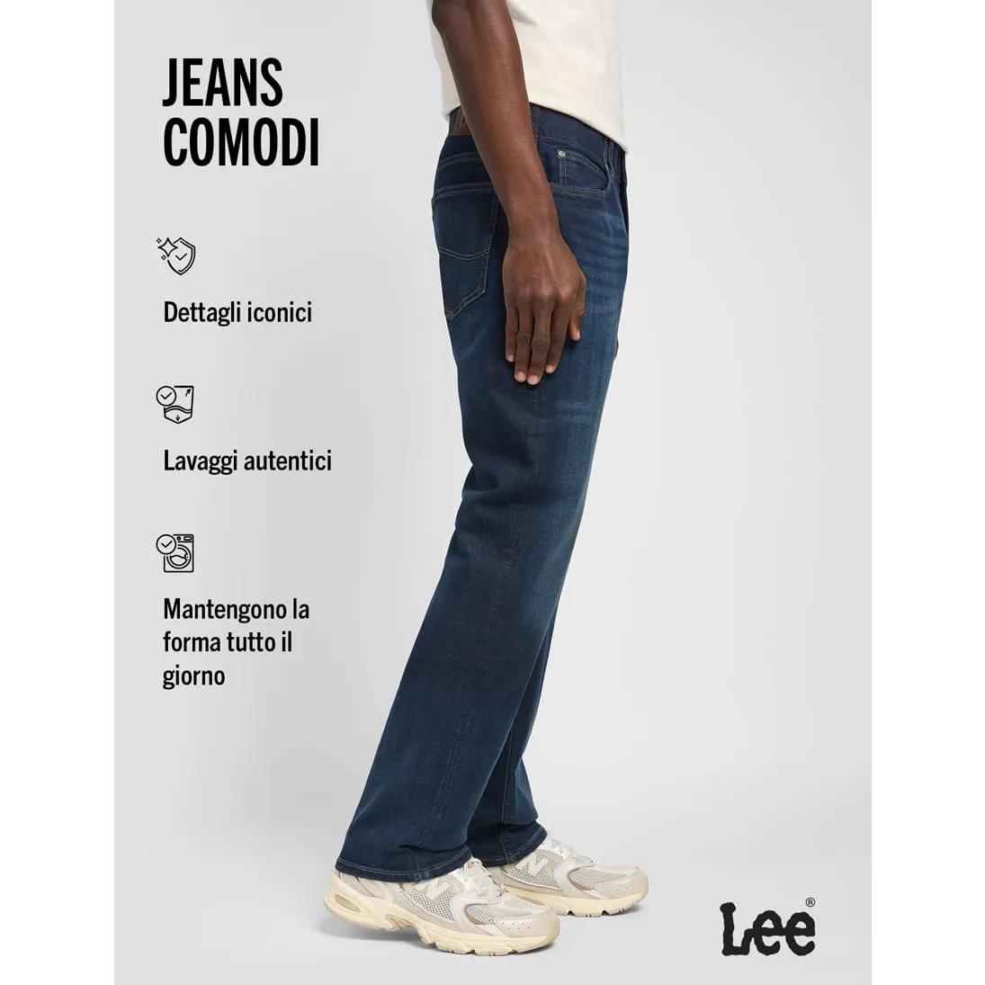 Lee Extreme Motion Regular Fit Jeans - Trip - immagine 5