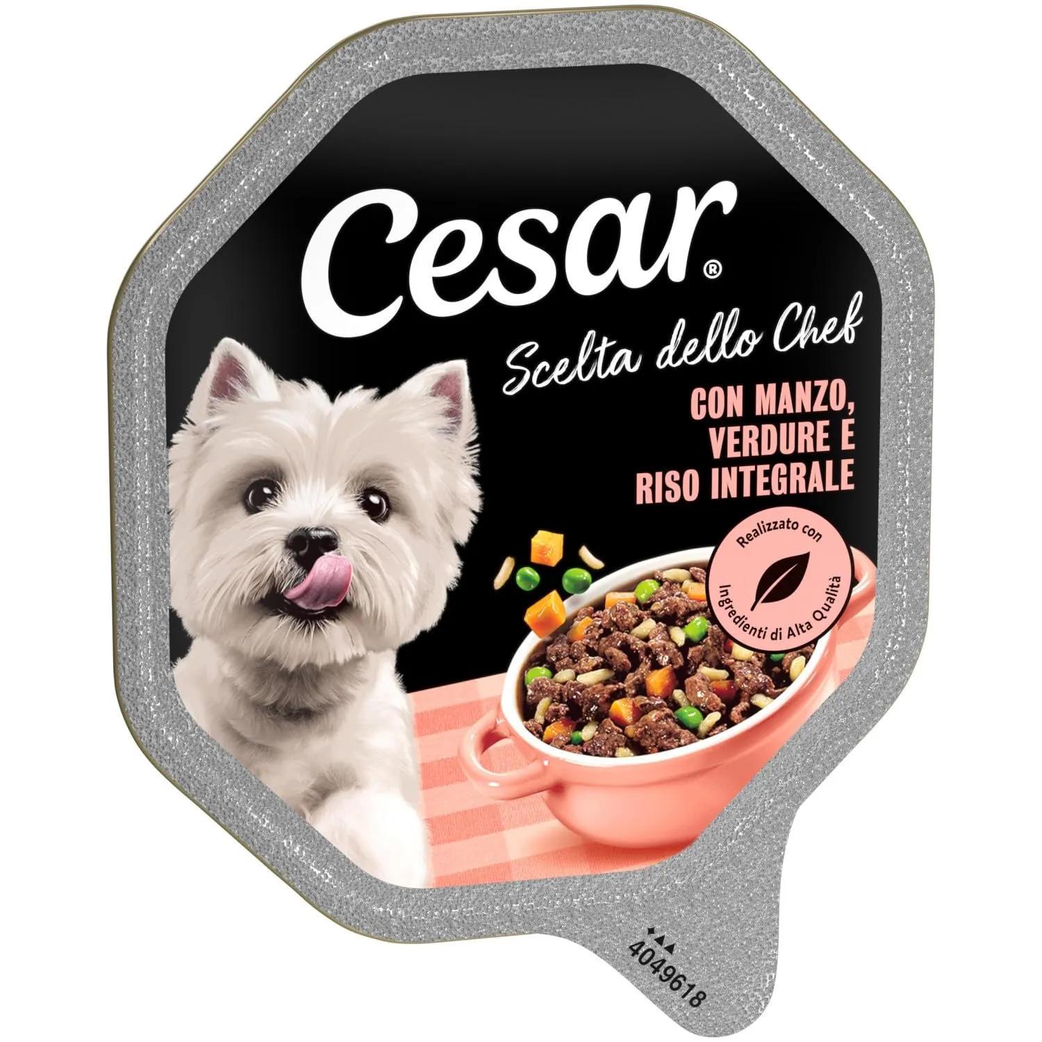 Cesar Scelta dello Chef Cibo Umido per Cani con Manzo alla Griglia, Riso Integrale e Verdure, 14 Vaschette da 150 g - immagine 2