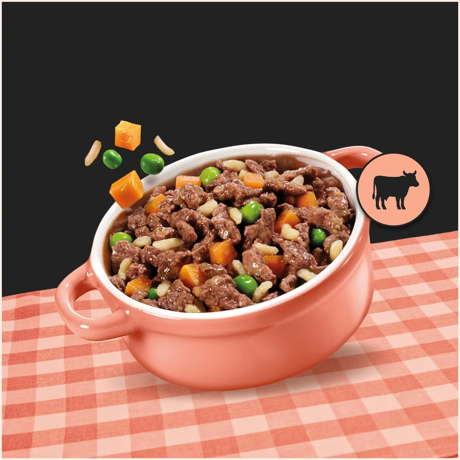 Cesar Scelta dello Chef Cibo Umido per Cani con Manzo alla Griglia, Riso Integrale e Verdure, 14 Vaschette da 150 g - immagine 4