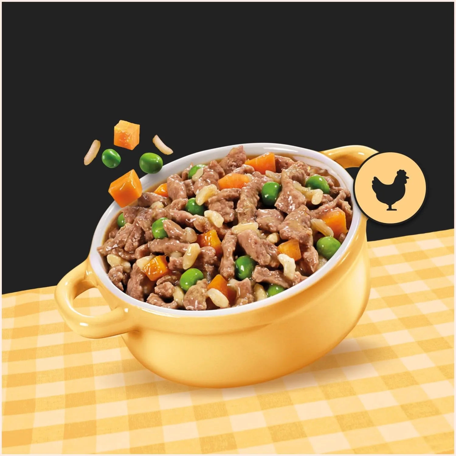 Cesar Scelta dello Chef Cibo Umido per Cani con Pollo alla Griglia, Riso Integrale e Verdure, 14 Vaschette da 150 g - immagine 4