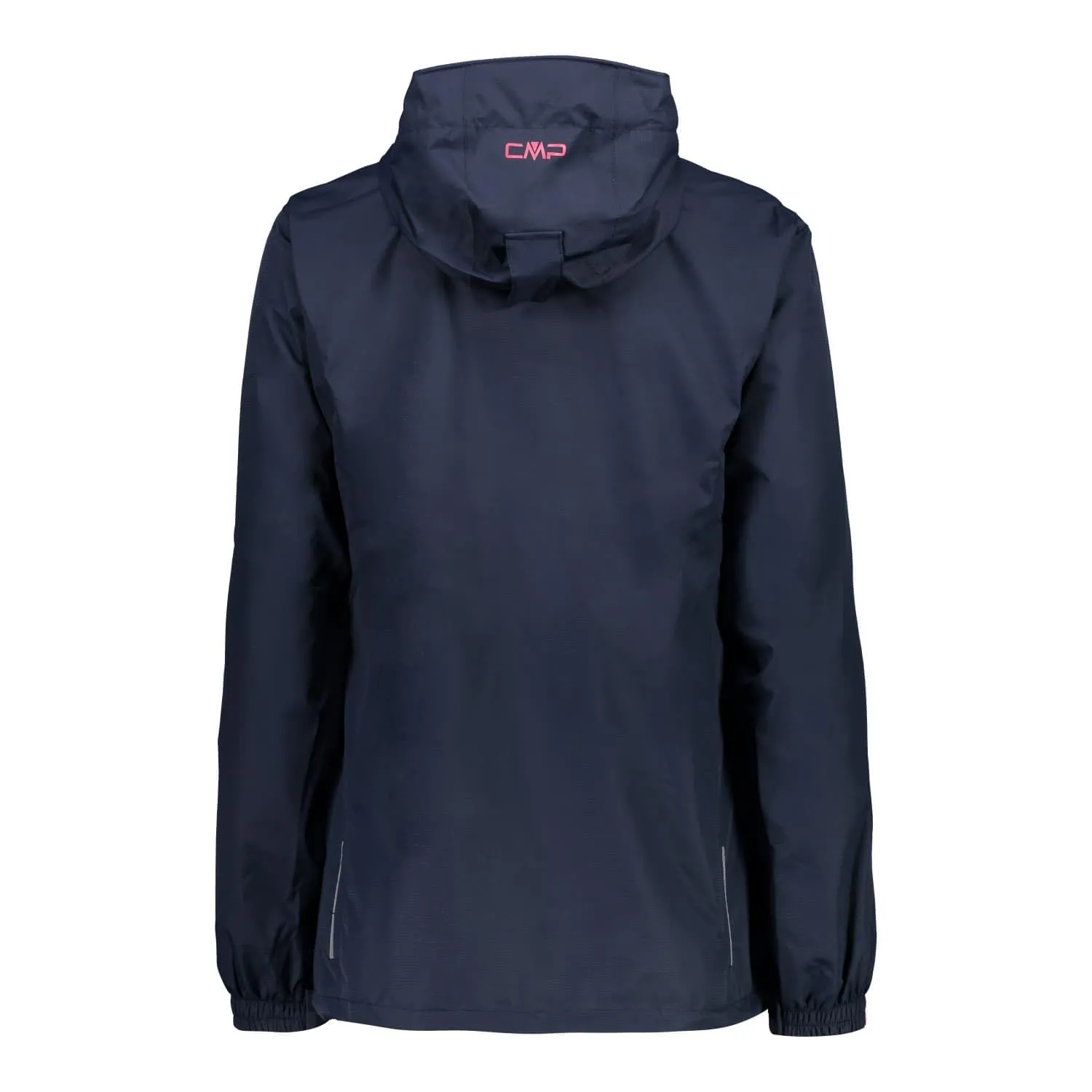 CMP Giacca Pioggia in Poliestere Antistrappo da Donna, Black Blue, XXS - immagine 4