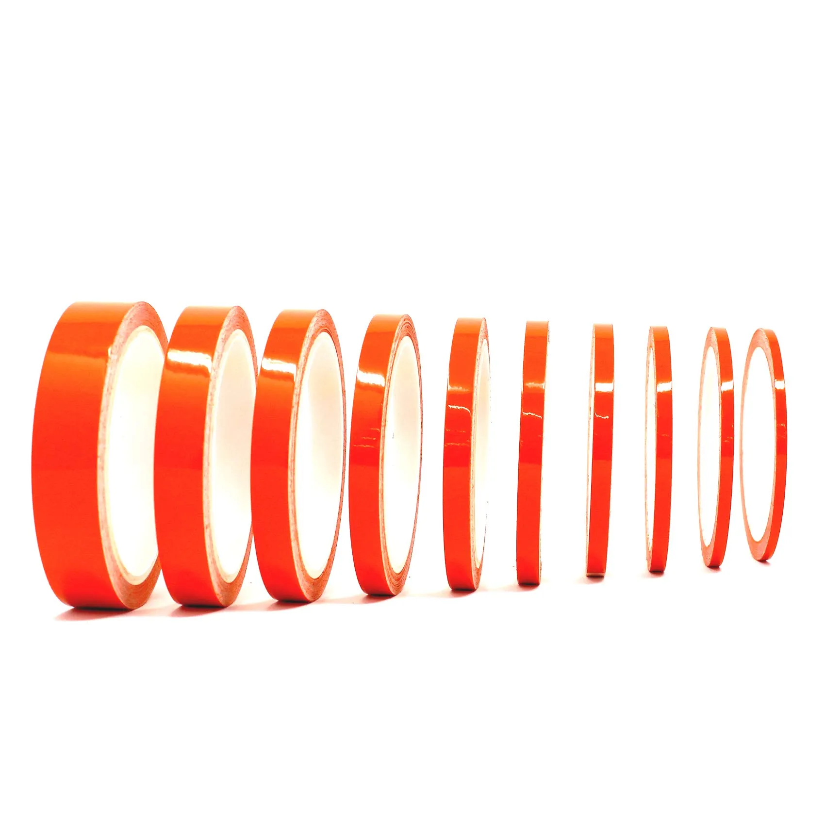 Finest Folia Strisce Adhesive Decorative 10m (9mm, Arancio Pastello) - immagine 2