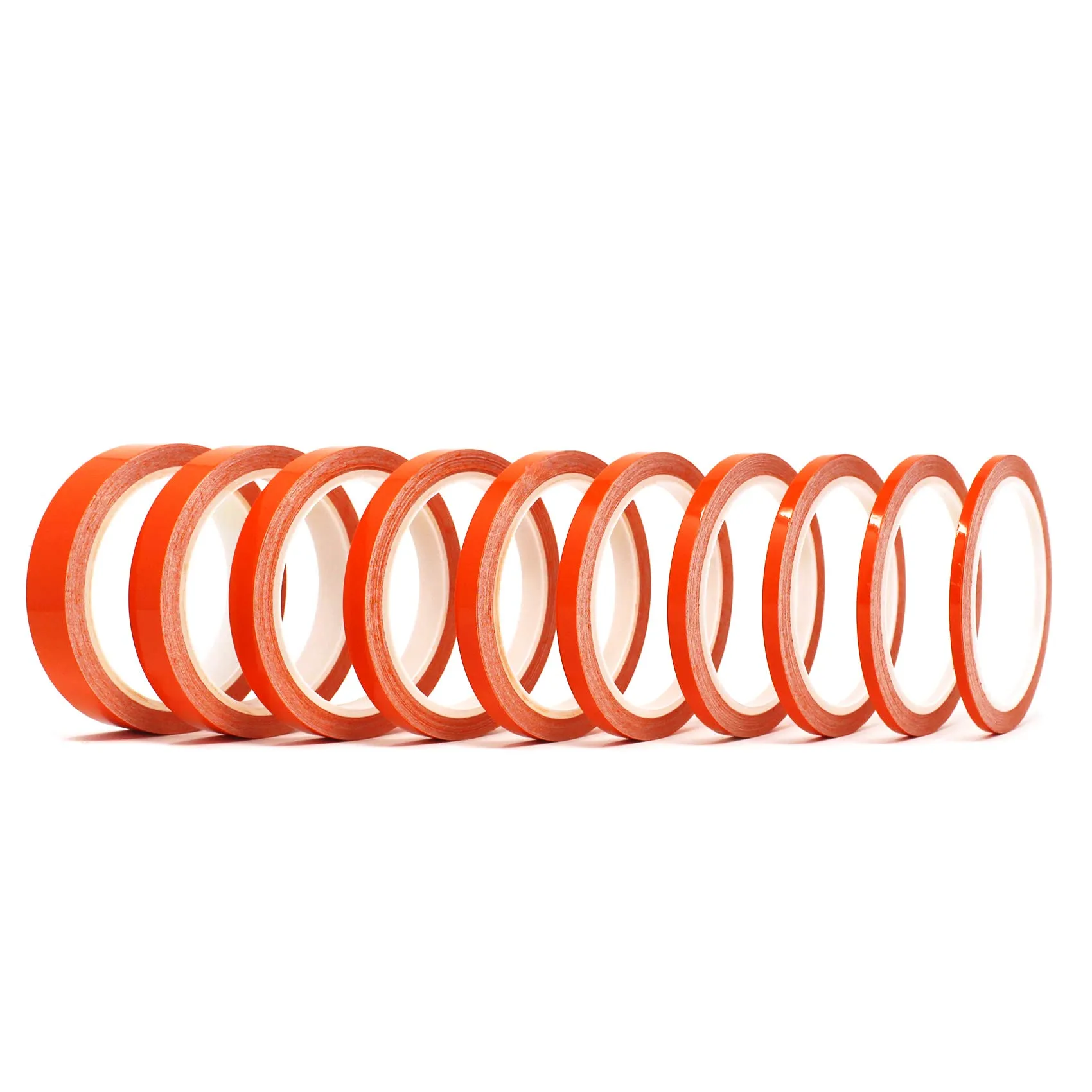 Finest Folia Strisce Adhesive Decorative 10m (8mm, Arancio Pastello) - immagine 3