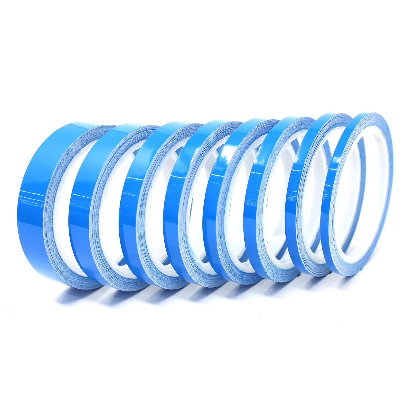 Finest Folia Strisce adhesive decorative 10m (10mm, Blu azzurro) - immagine 2