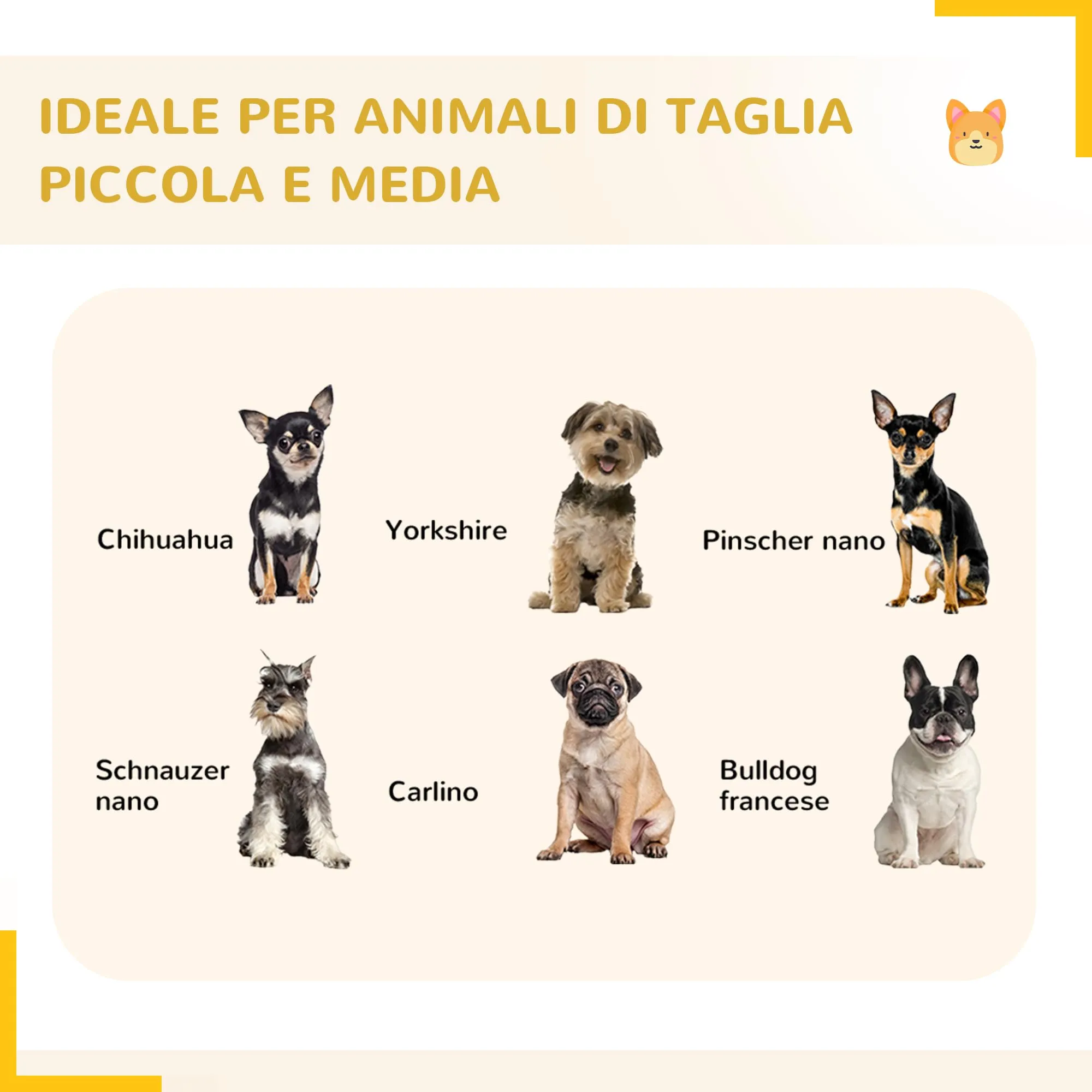 PawHut Recinto per Cani di Piccola Taglia, 8 Pannelli, 80x60 cm, Grigio - immagine 6
