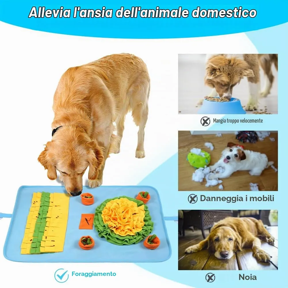 OSDUE Tappeto Olfattivo per Cani, 68x45 cm, Lavabile e Antiscivolo, Giocattolo di Attivazione Mentale e Foraggiamento - immagine 5