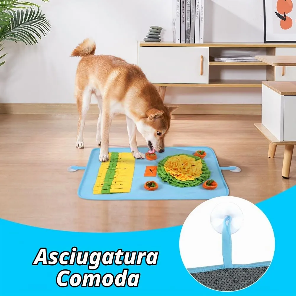 OSDUE Tappeto Olfattivo per Cani, 68x45 cm, Lavabile e Antiscivolo, Giocattolo di Attivazione Mentale e Foraggiamento - immagine 7