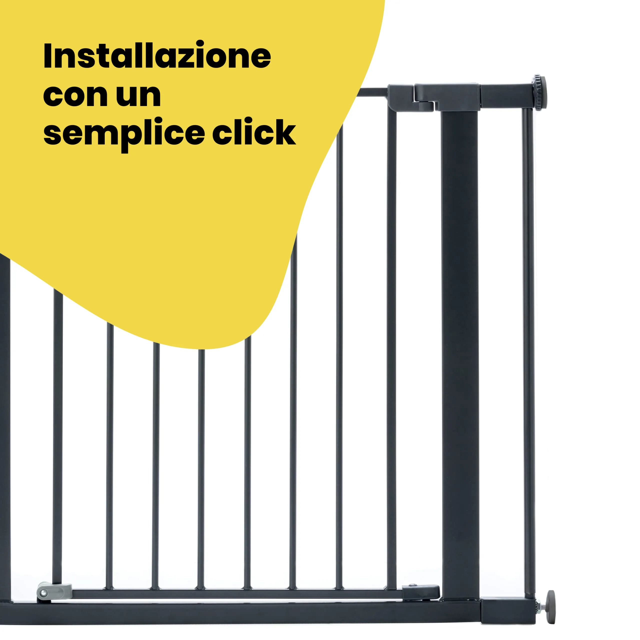 Safety 1st Estensione Cancelletto Sicurezza Bambini 7 cm per Securetech, Easy Close Metal, Auto Close e Flat Step, Nero - immagine 3