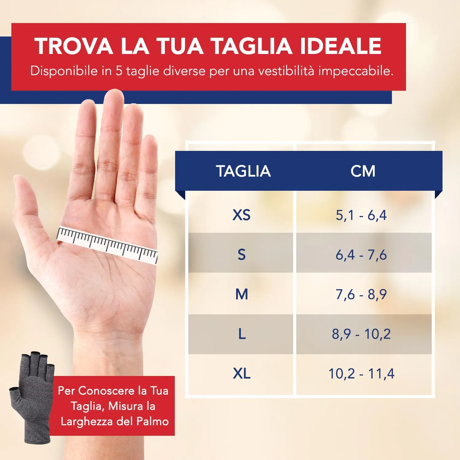 Dr. Arthritis Guanti a Compressione per Artrosi e Tunnel Carpale, Senza Dita in Cotone, Taglia XL, Grigio - immagine 3