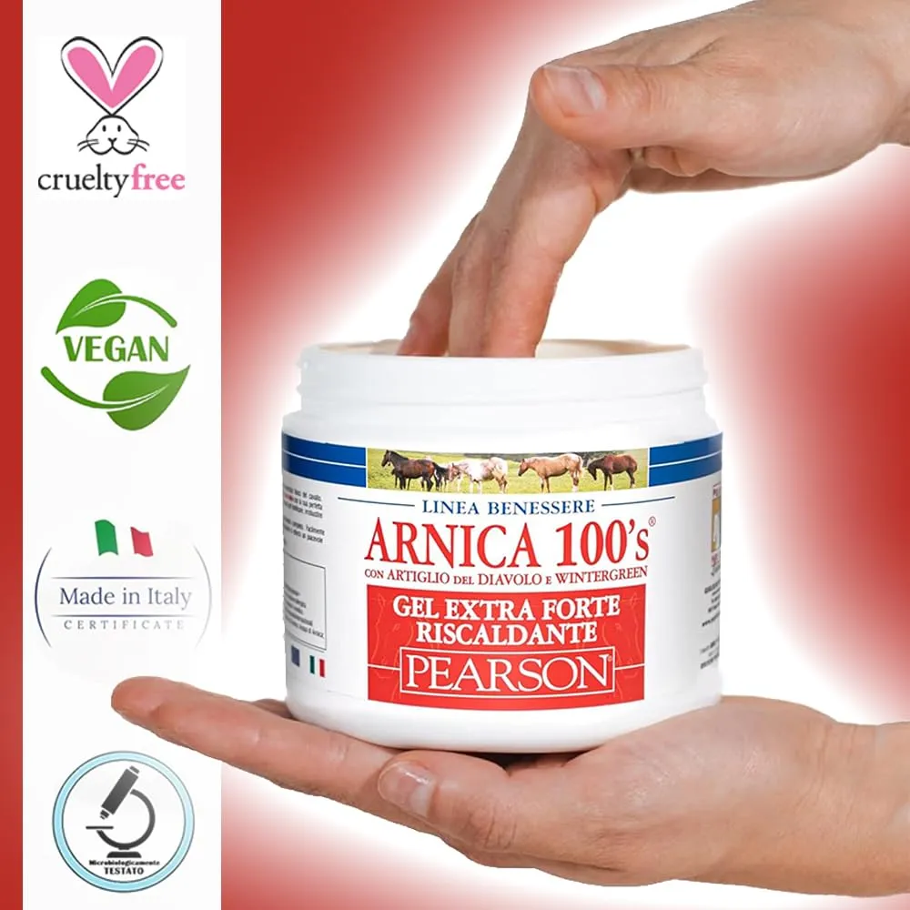Arnica 100's Gel Extraforte Riscaldante per Cavalli Pearson, 500 ml - immagine 6