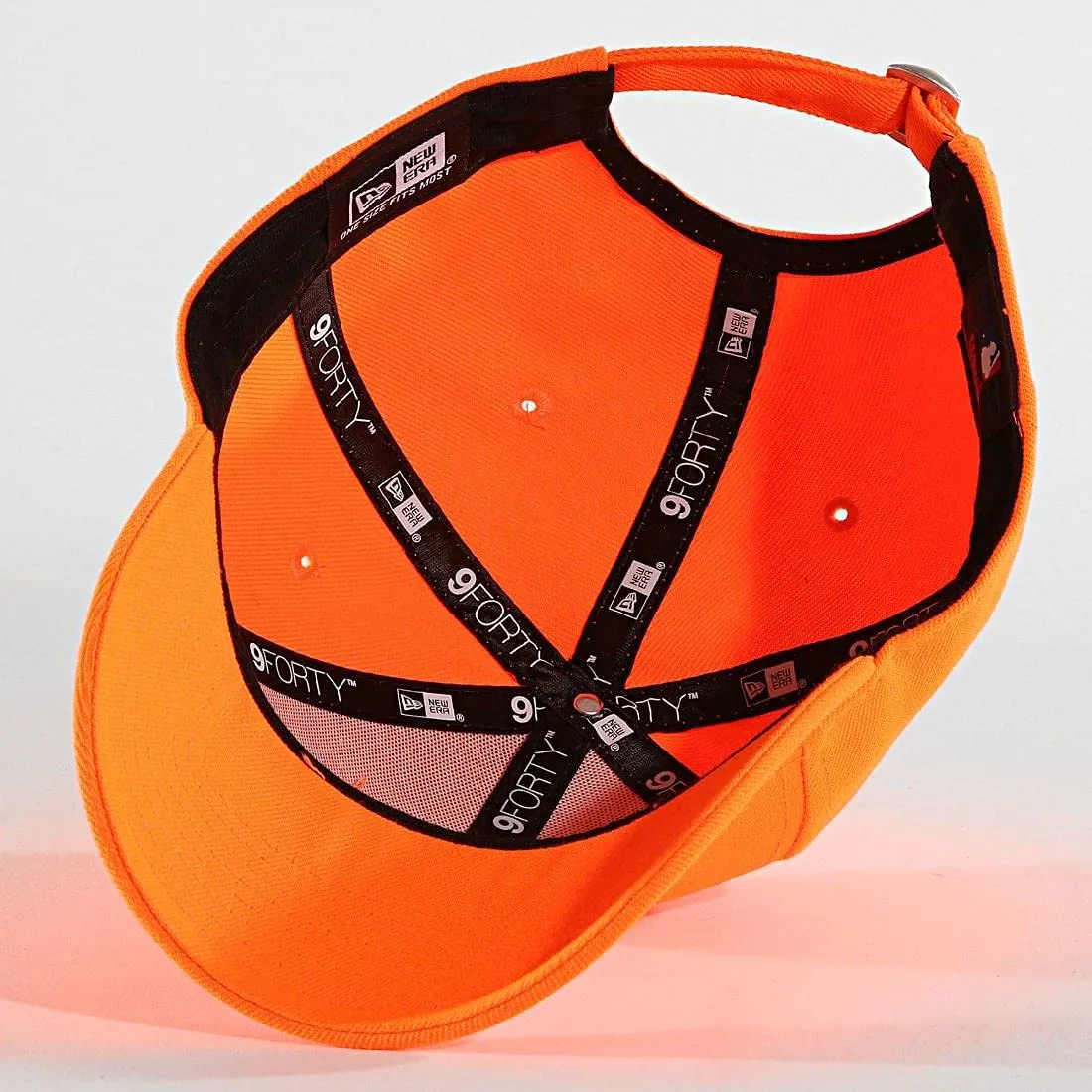 New Era York Yankees MLB 9forty Adjustable Cap - Neon Orange - One Size - immagine 5