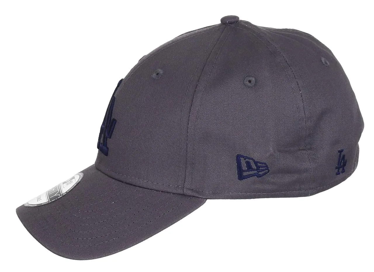 New Era Los Angeles Dodgers 9Forty Adjustable Cap League Essential Grey/Navy - One Size - immagine 2