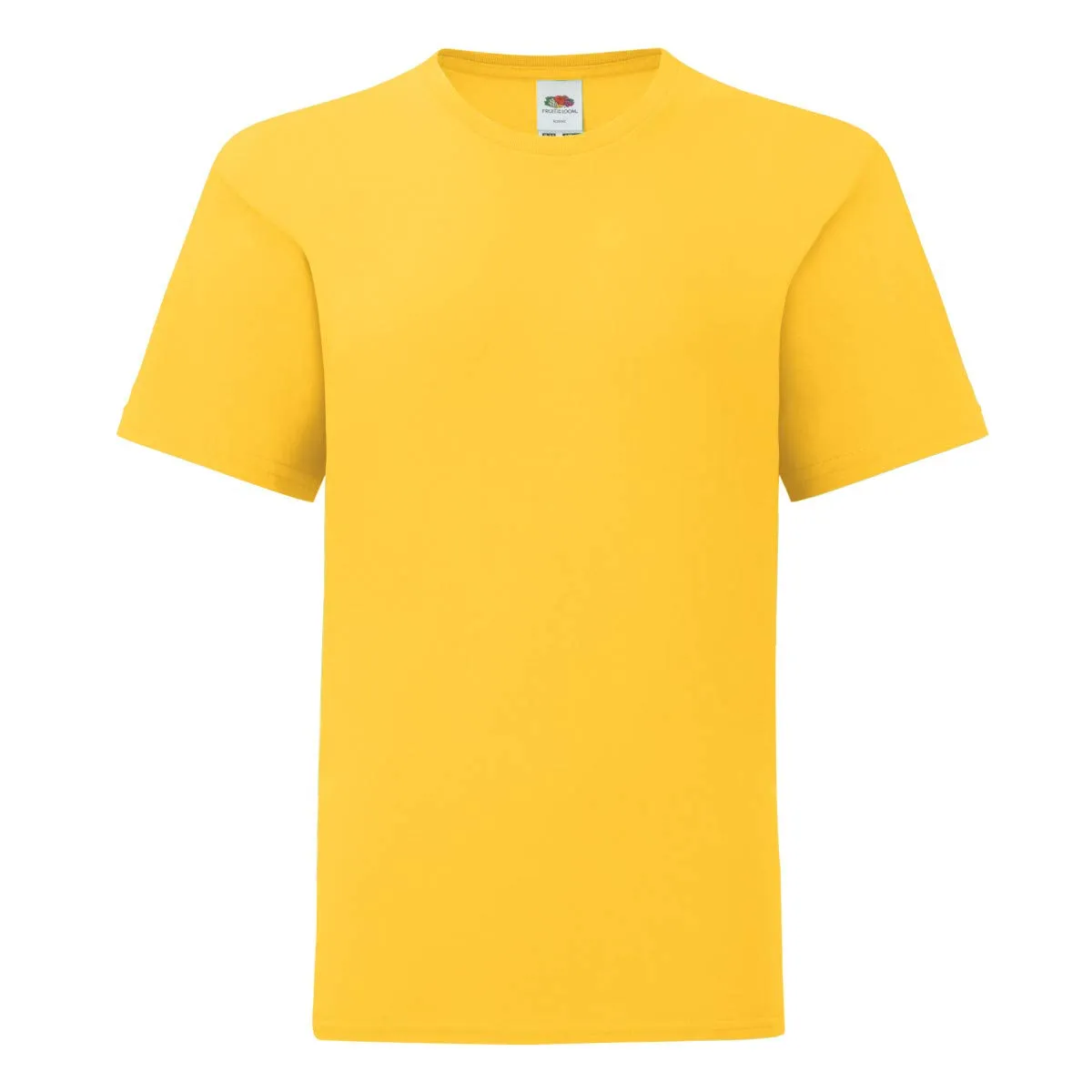 Fruit of the Loom Maglietta da Bambino, Girasole Giallo, 7-8 Anni - immagine 1