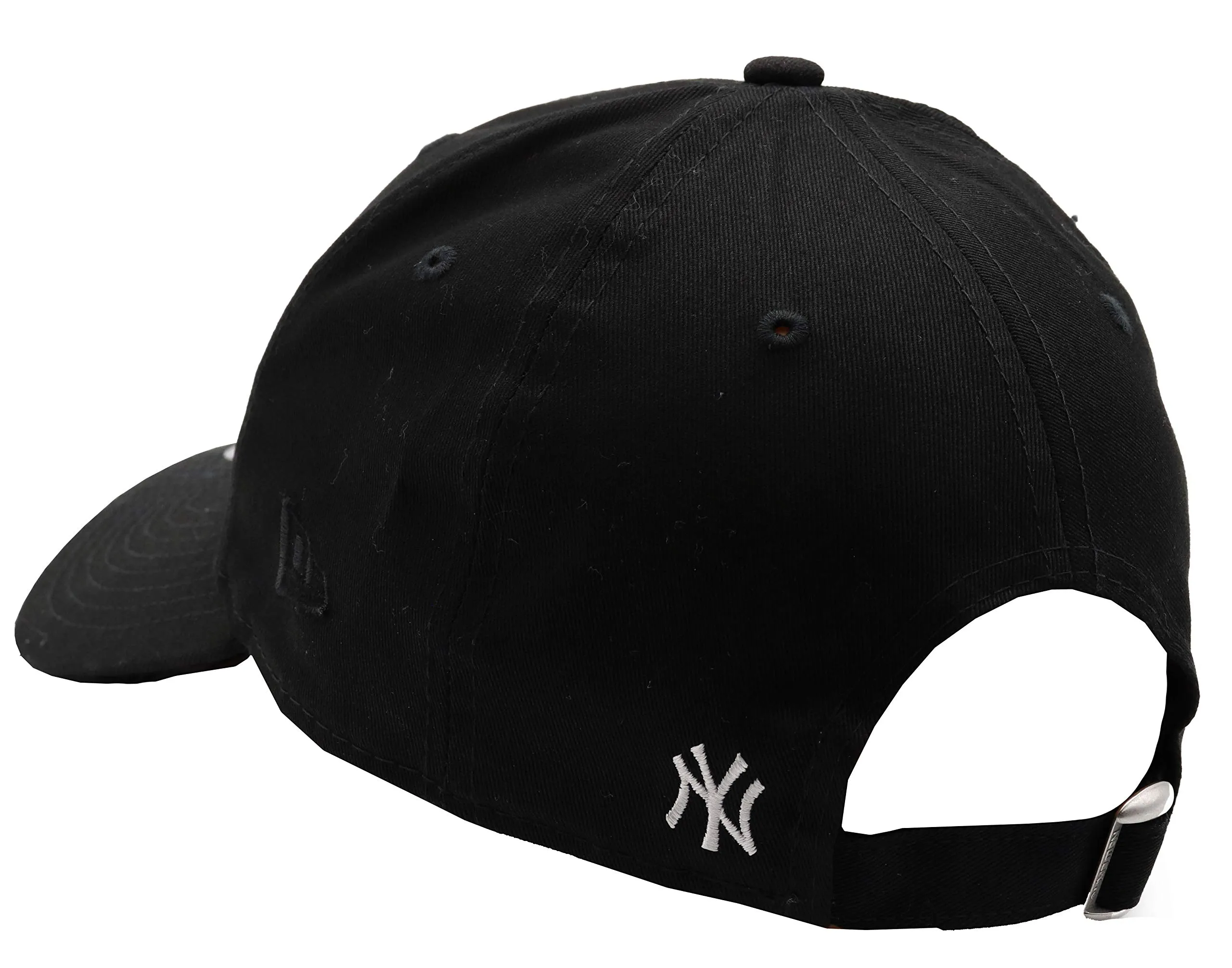 New Era New York Yankees 9forty Adjustable Cap League Essential Black on Black - One Size - immagine 2