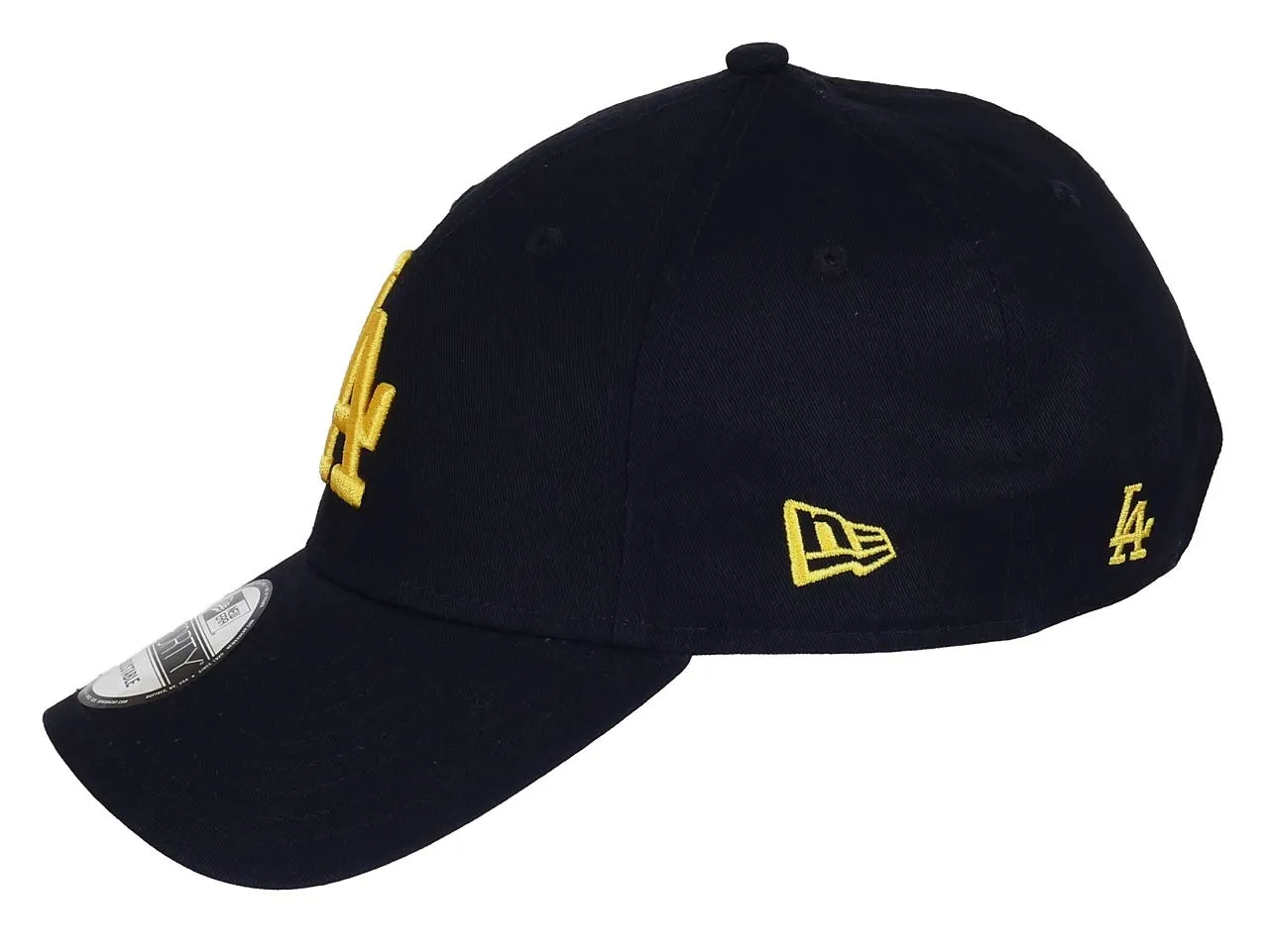 New Era Los Angeles Dodgers 9Forty Adjustable Cap League Essential Navy/Yellow - One Size - immagine 2