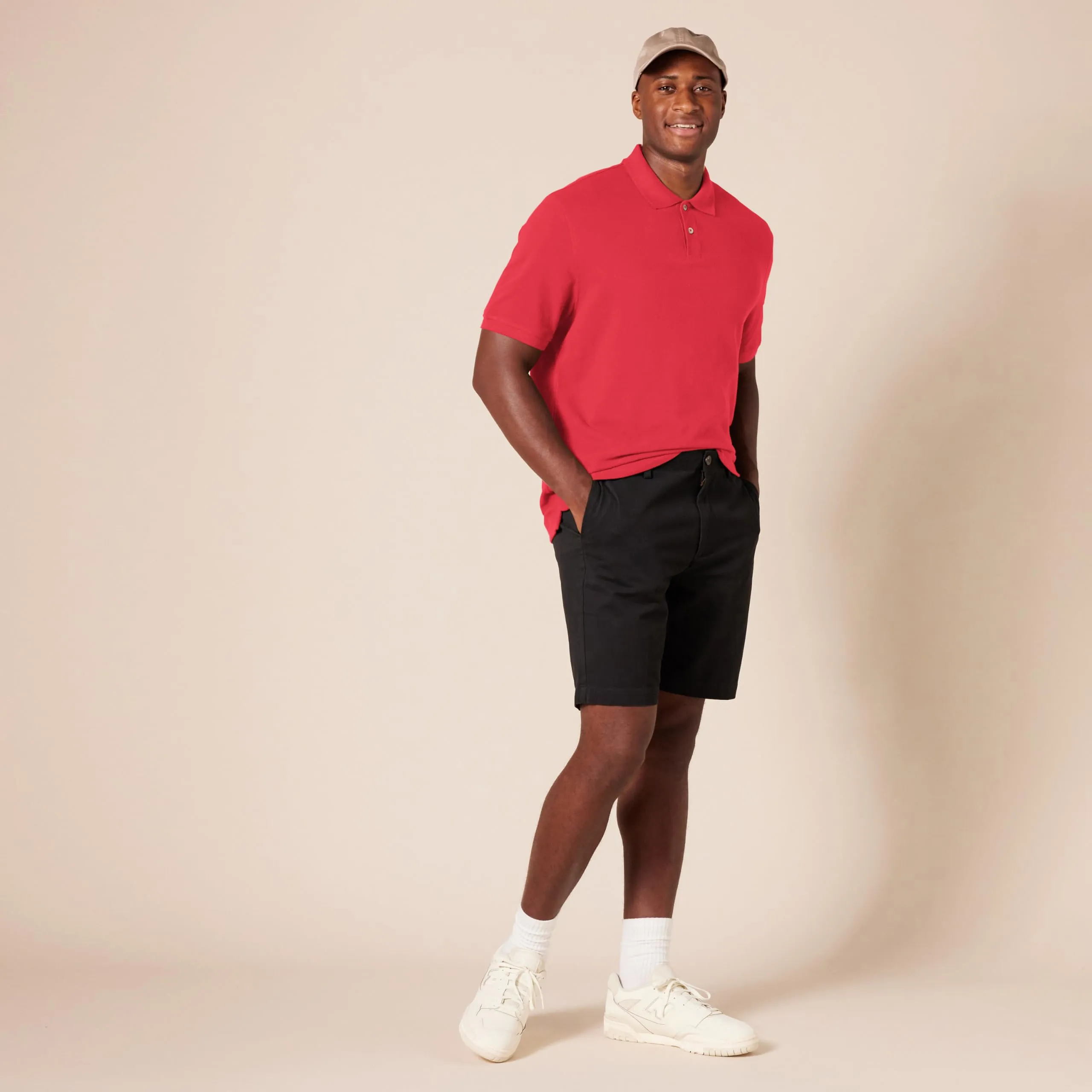 Amazon Essentials Polo in Piqué di Cotone Slim Uomo, Rosso, XL - immagine 8