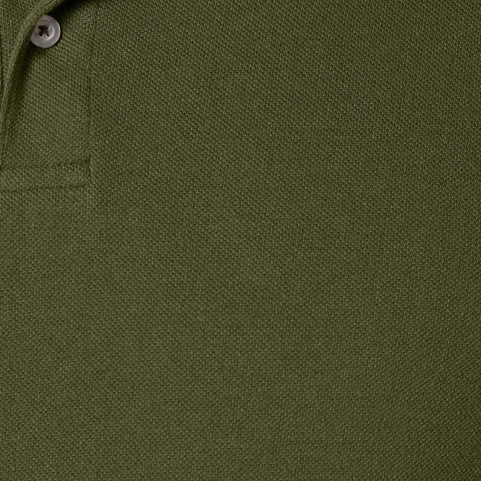 Amazon Essentials Polo in Piqué di Cotone Slim Uomo, Verde Oliva, S - immagine 7