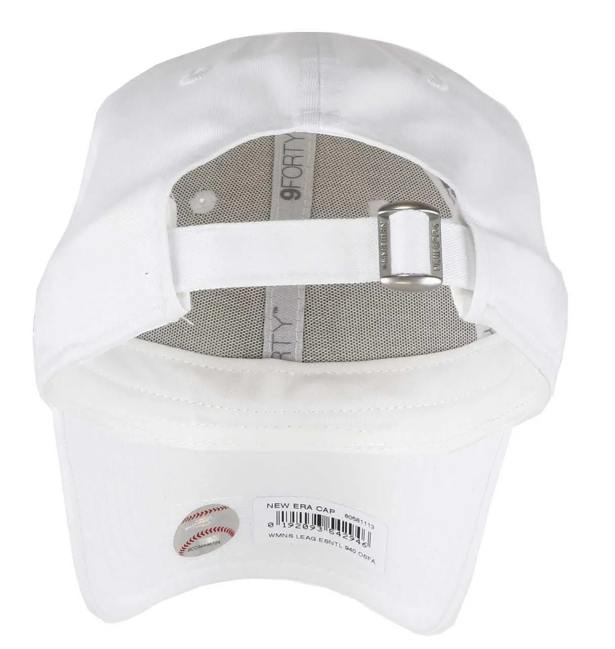 New Era York Yankees 9Forty Adjustable Women's Cap League Essential White - One Size - immagine 2