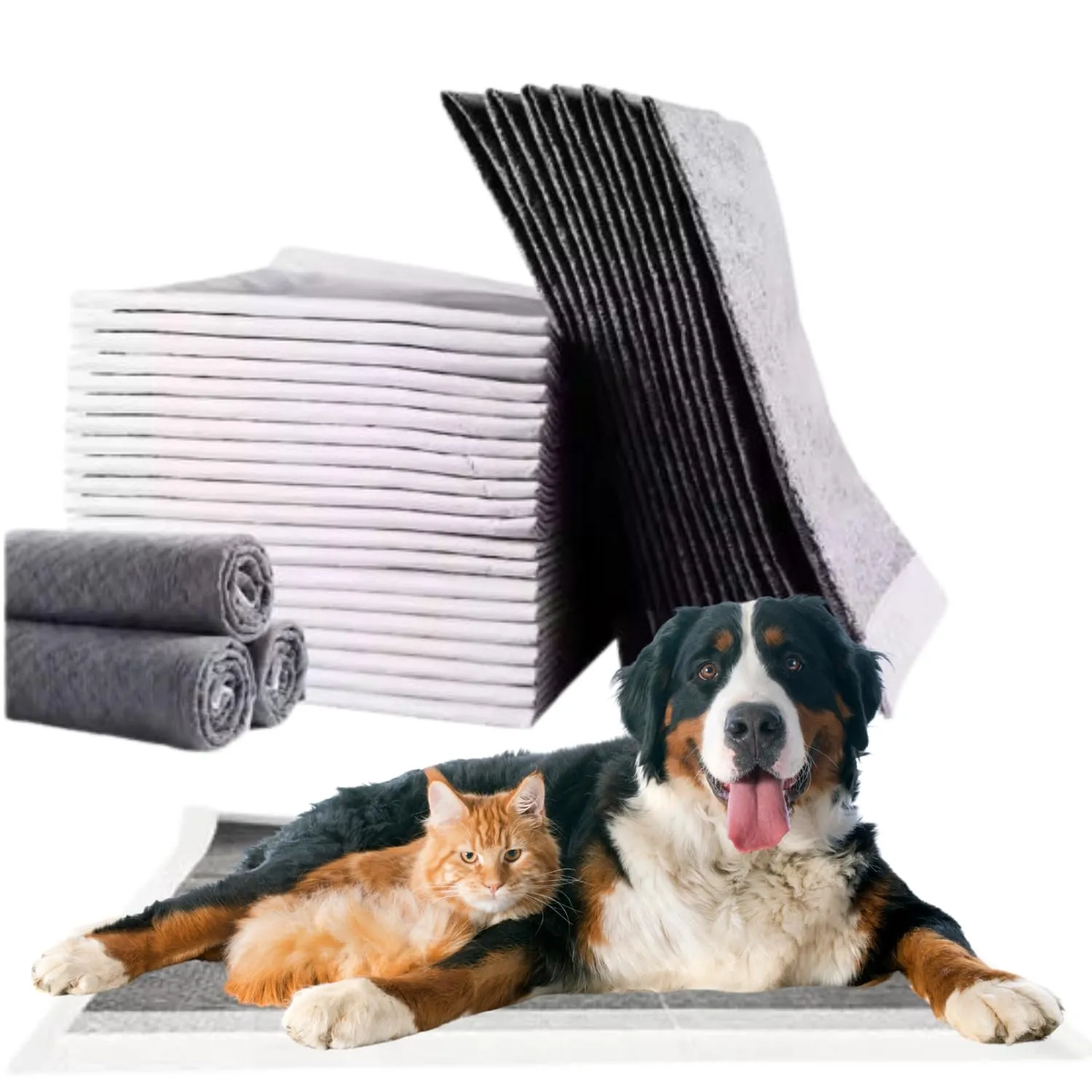 Mama Shop Traversine Cani Carbone Attivo 60x90, 120 pz - immagine 1