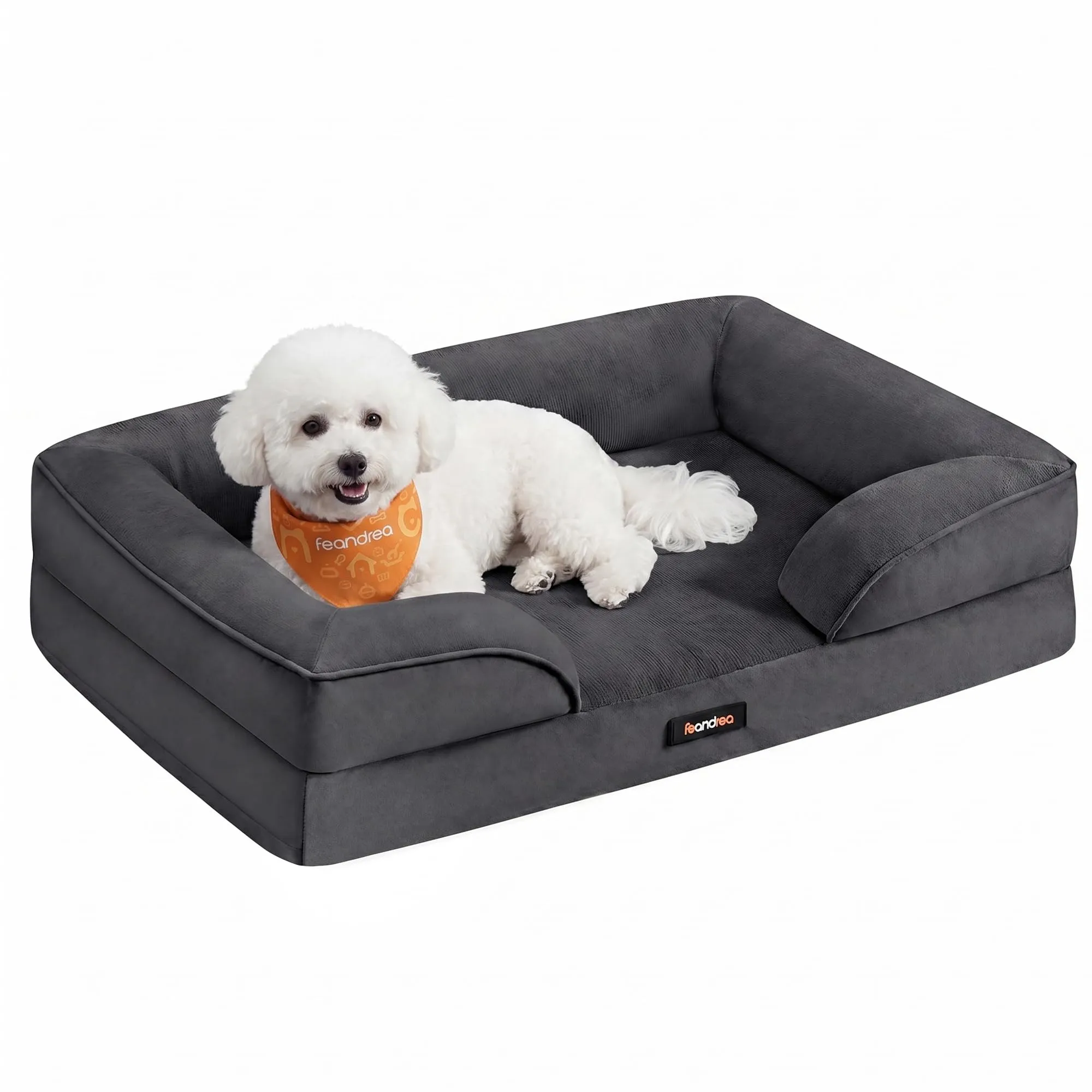 Feandrea Cuccia Ortopedica per Cani in Flanella, 76 x 51 x 16 cm - immagine 1