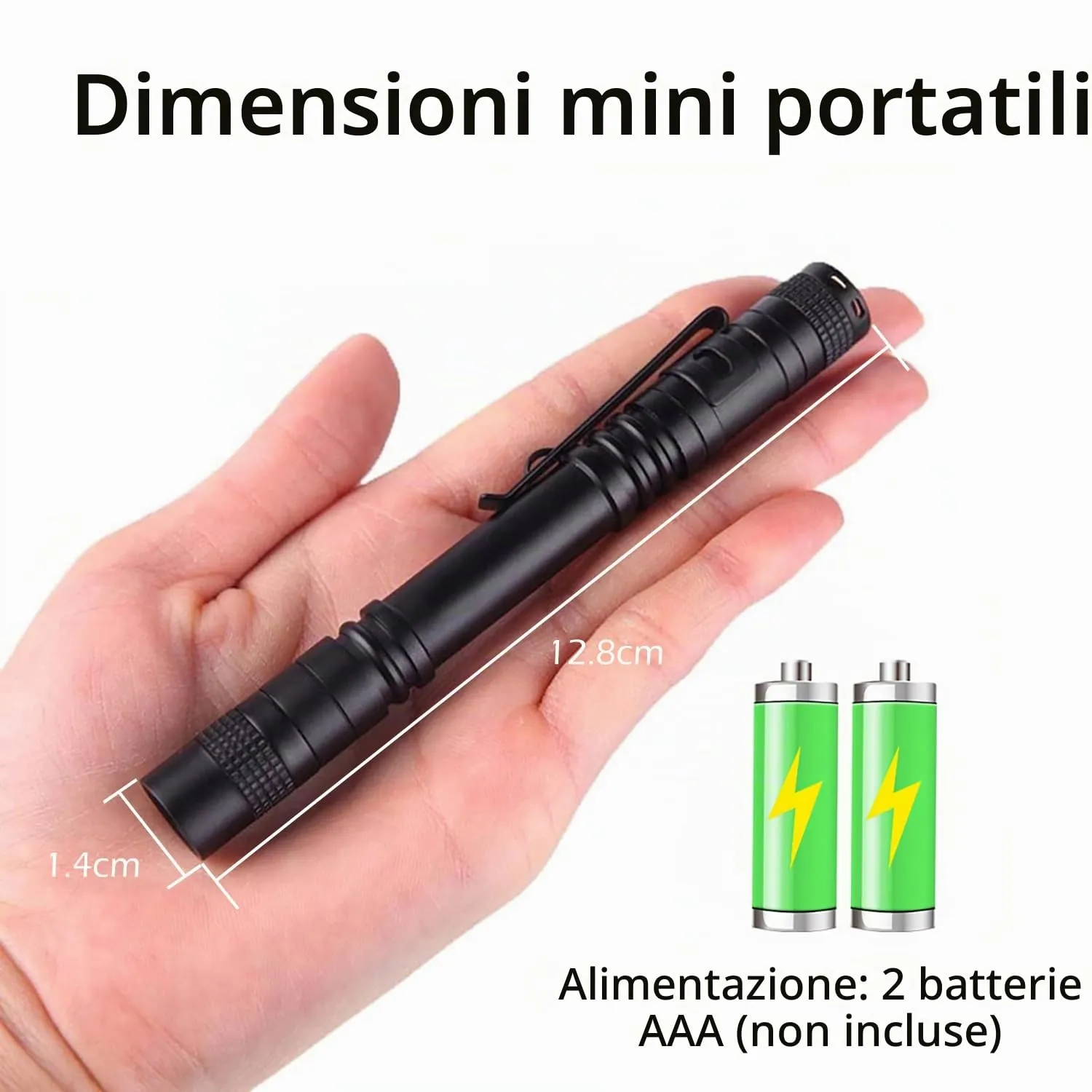zaknszan Torcia UV LED in Metallo 395 nm, Rilevatore di Black Light Portatile - immagine 7