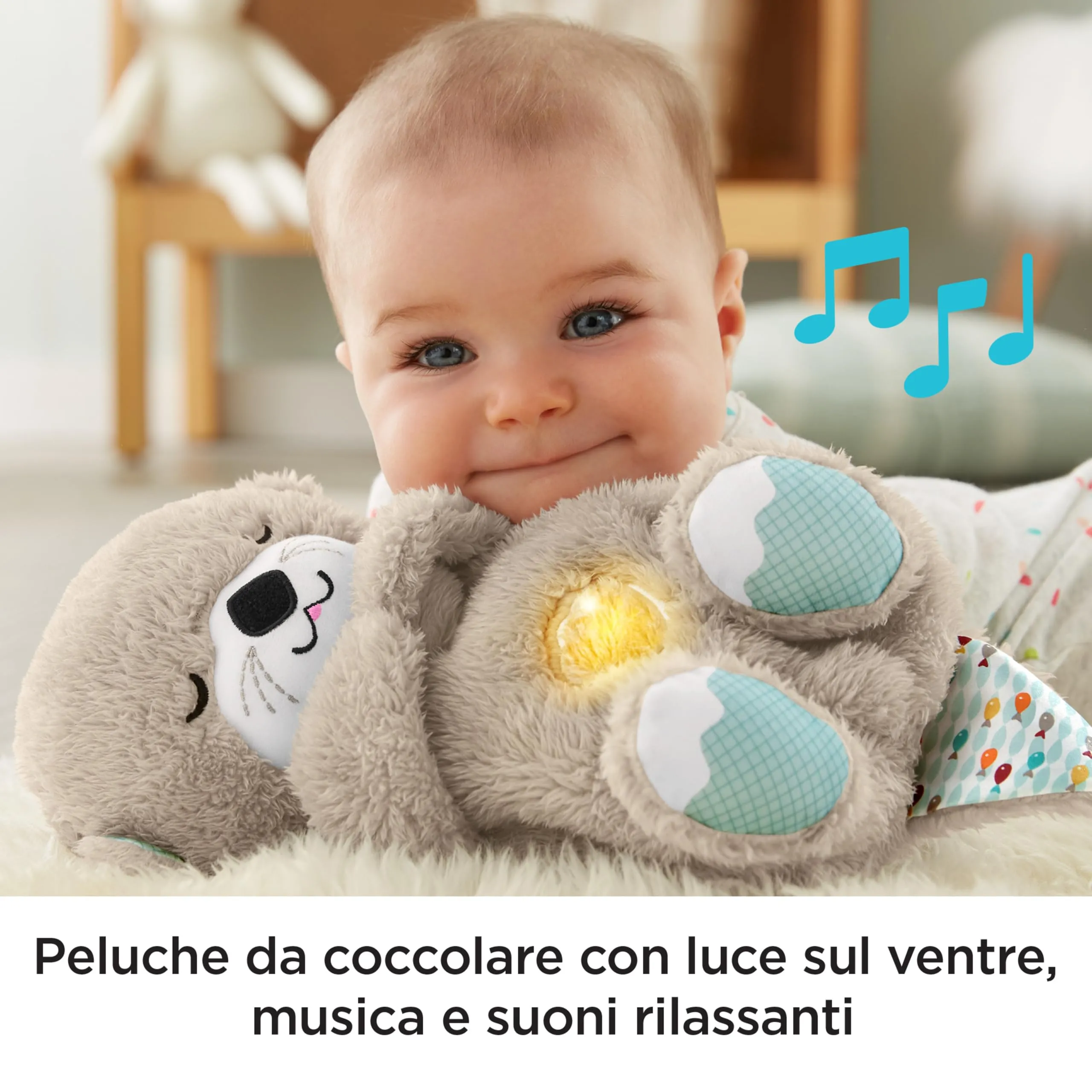 Fisher-Price Lontra Coccolosa Peluche FXC66 - immagine 4
