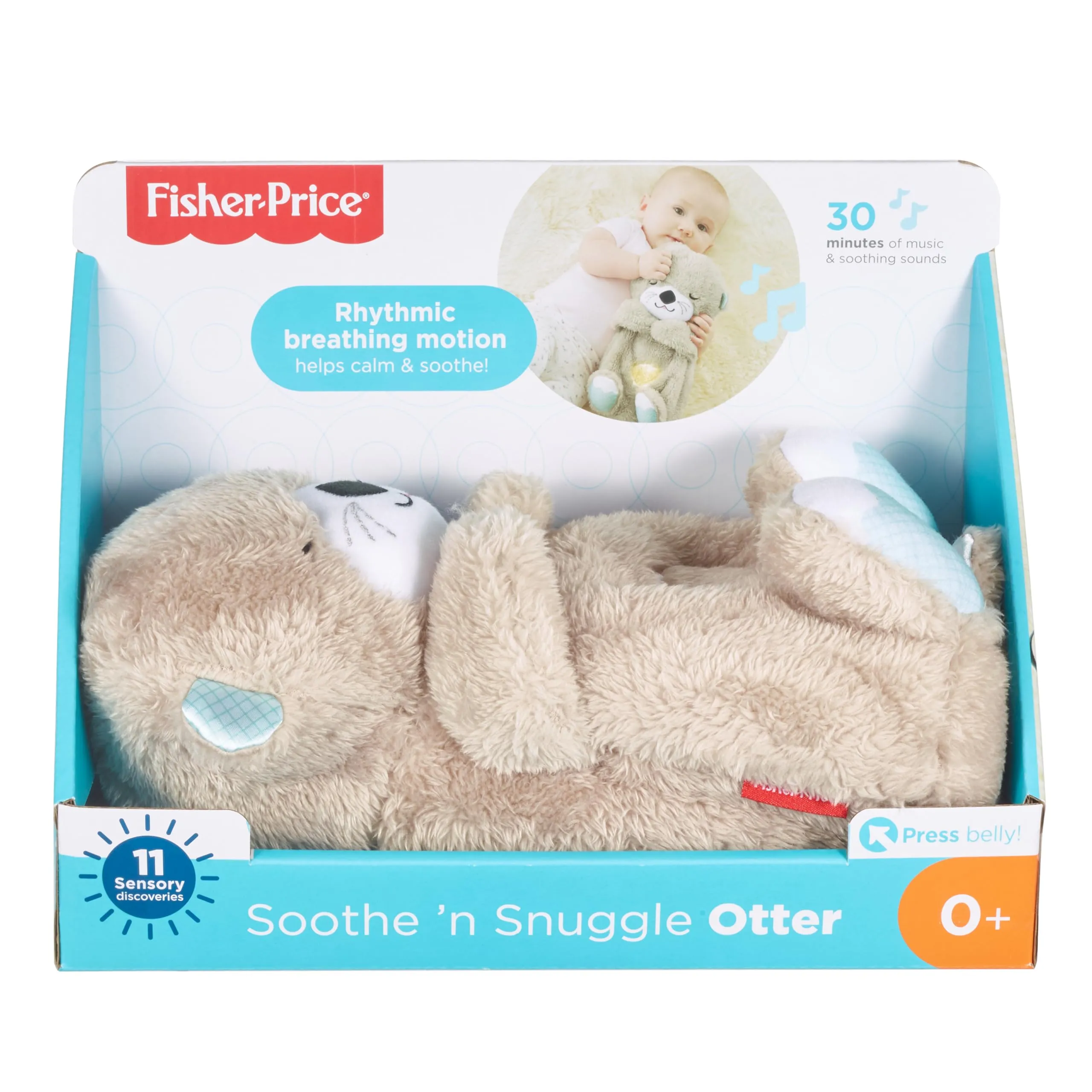 Fisher-Price Lontra Coccolosa Peluche FXC66 - immagine 6